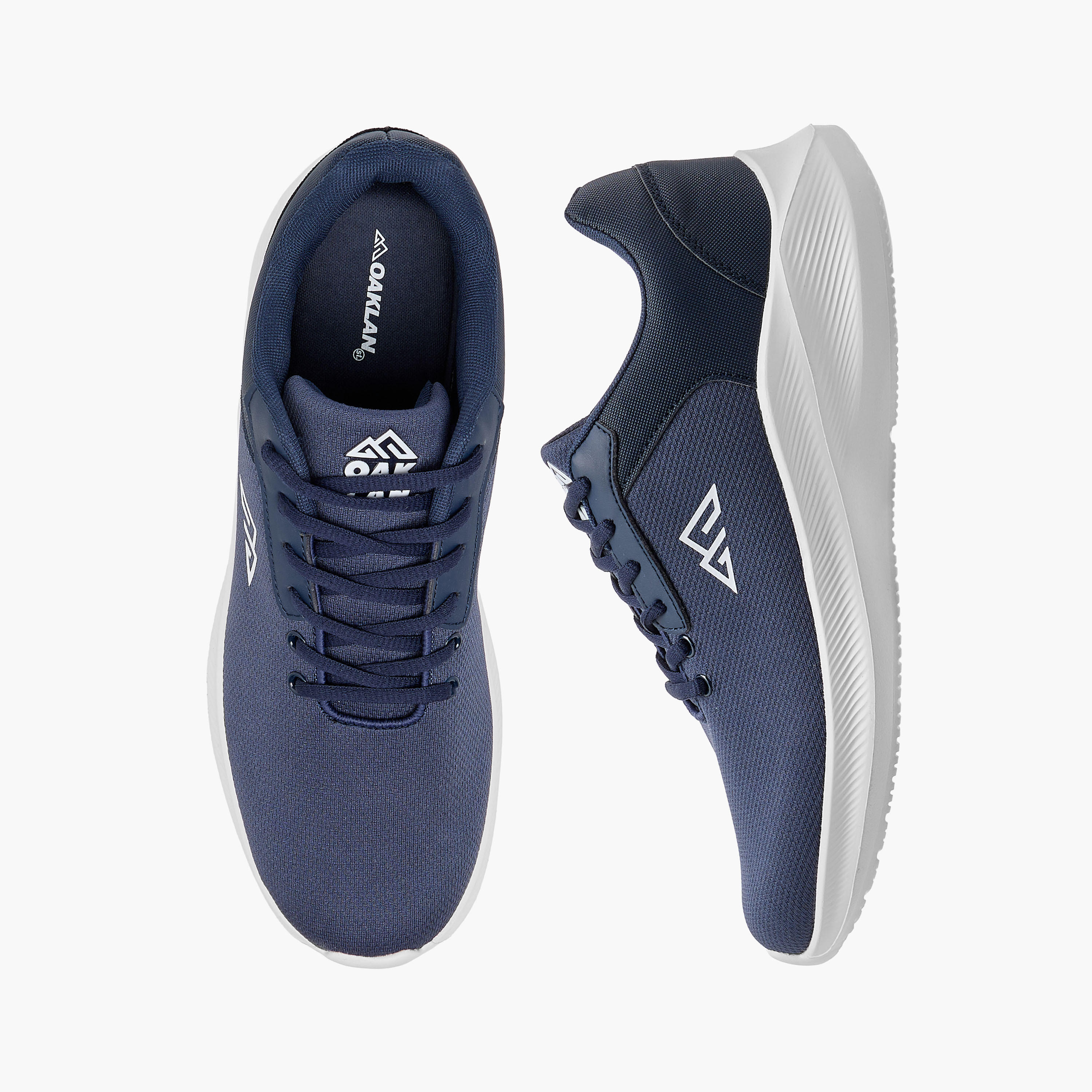 Oaklan by Shoexpress Textured Sports Shoes with Lace-Up Closure-sports-men-shoes-image-1