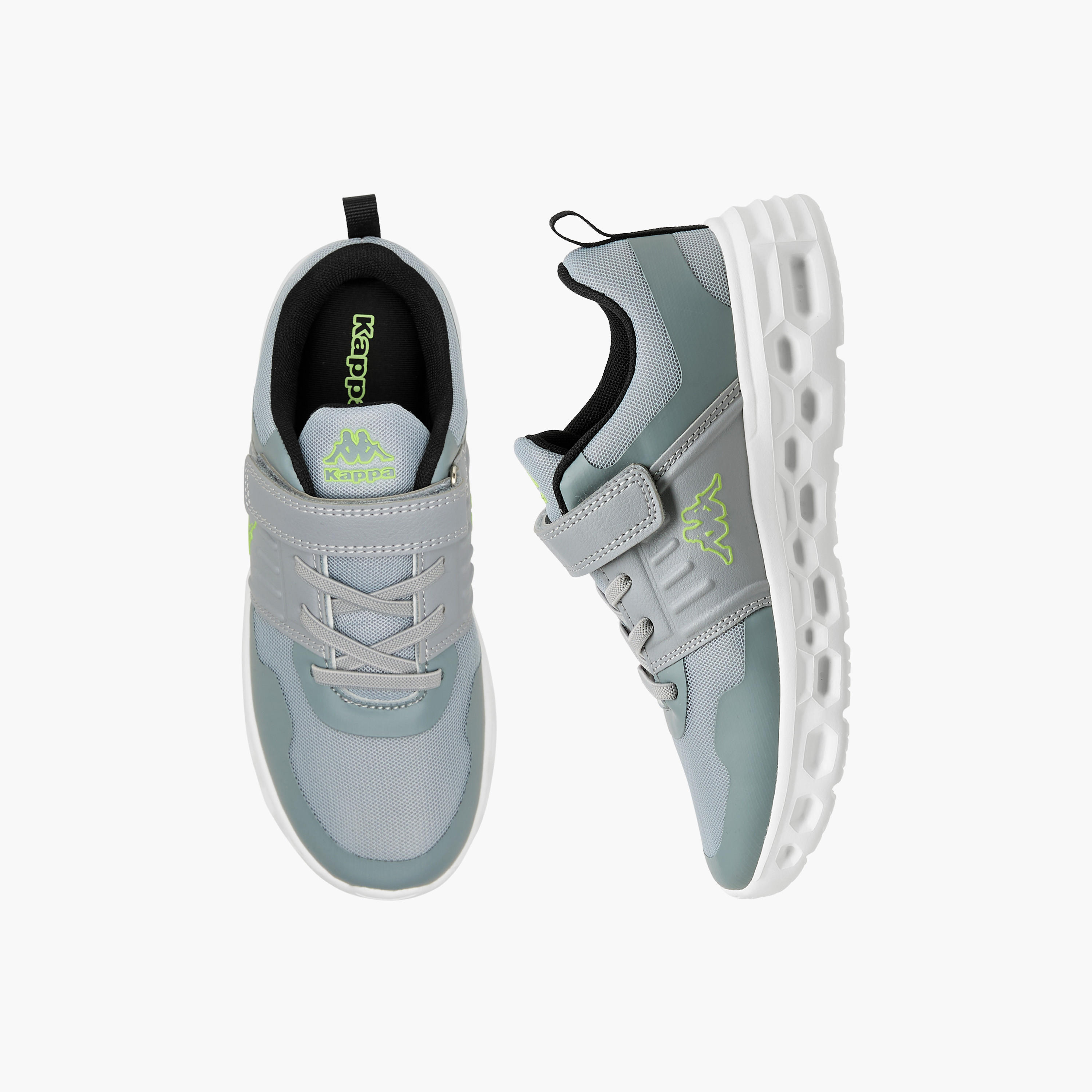 Kappa Boys Hook & Loop Sports Shoes-boys-shoes-sports-image-1