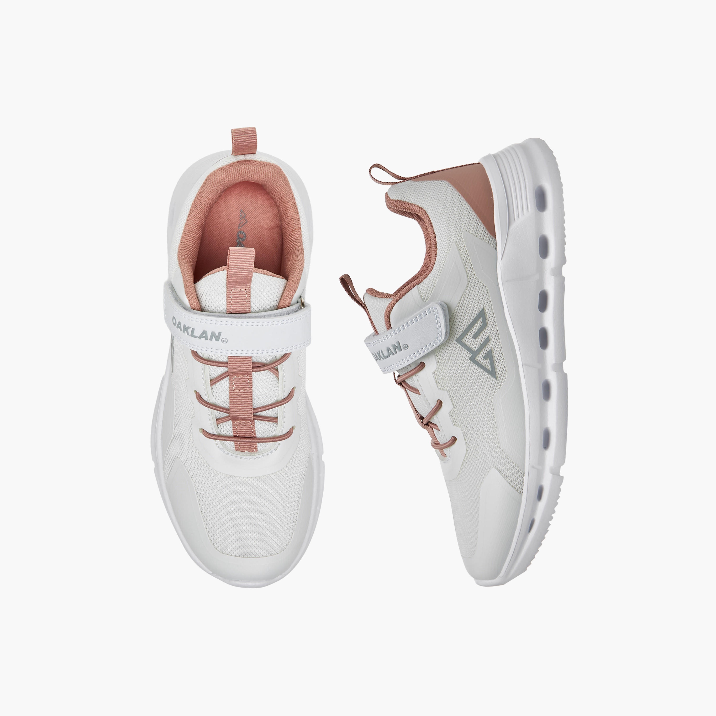 Oaklan by Shoexpress Girls Hook and Loop Sports Shoes-girls-shoes-sports-image-1