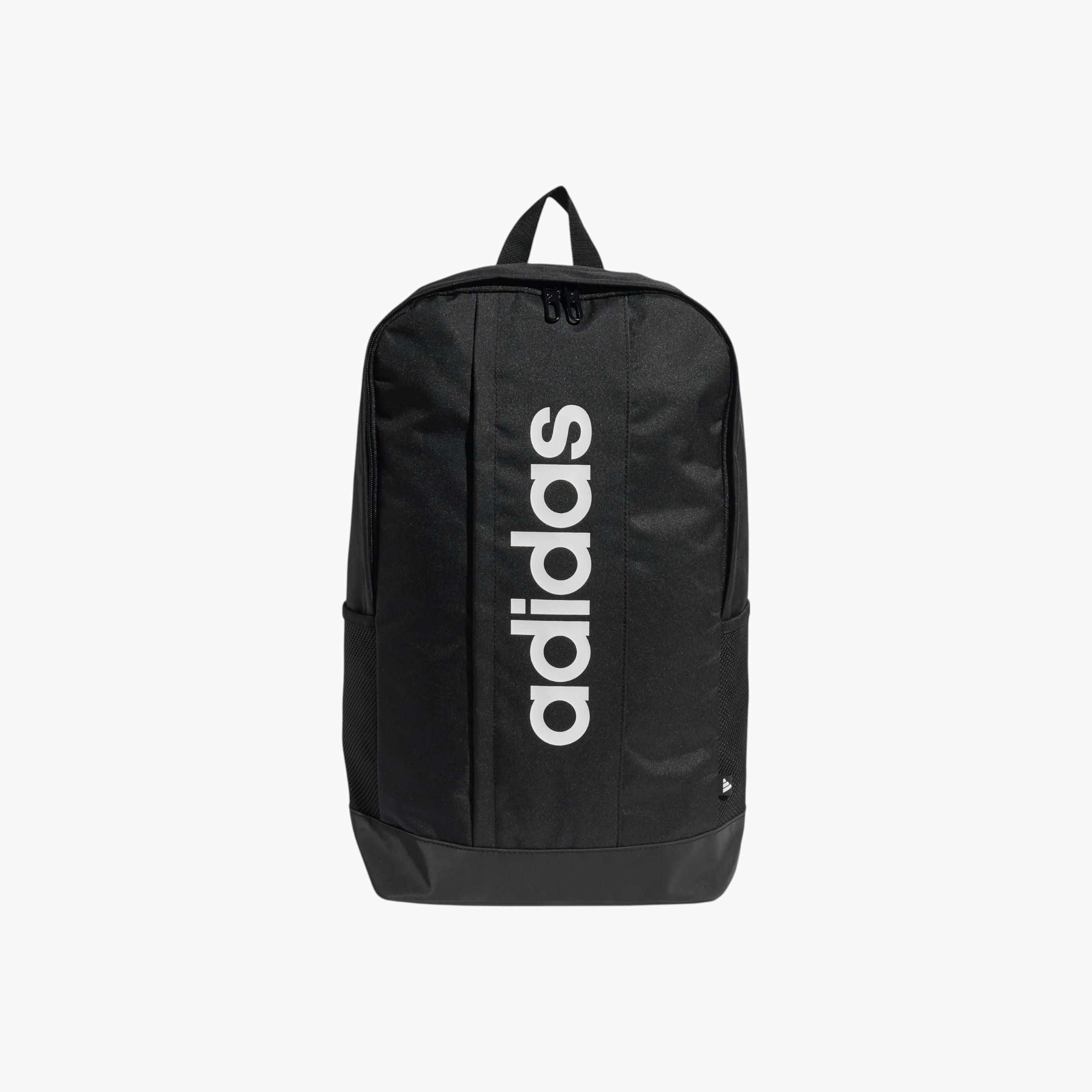 adidas Logo Print School Backpack with Adjustable Straps and Zip Closure-school-bagsandbackpacks-backpacks-image-1