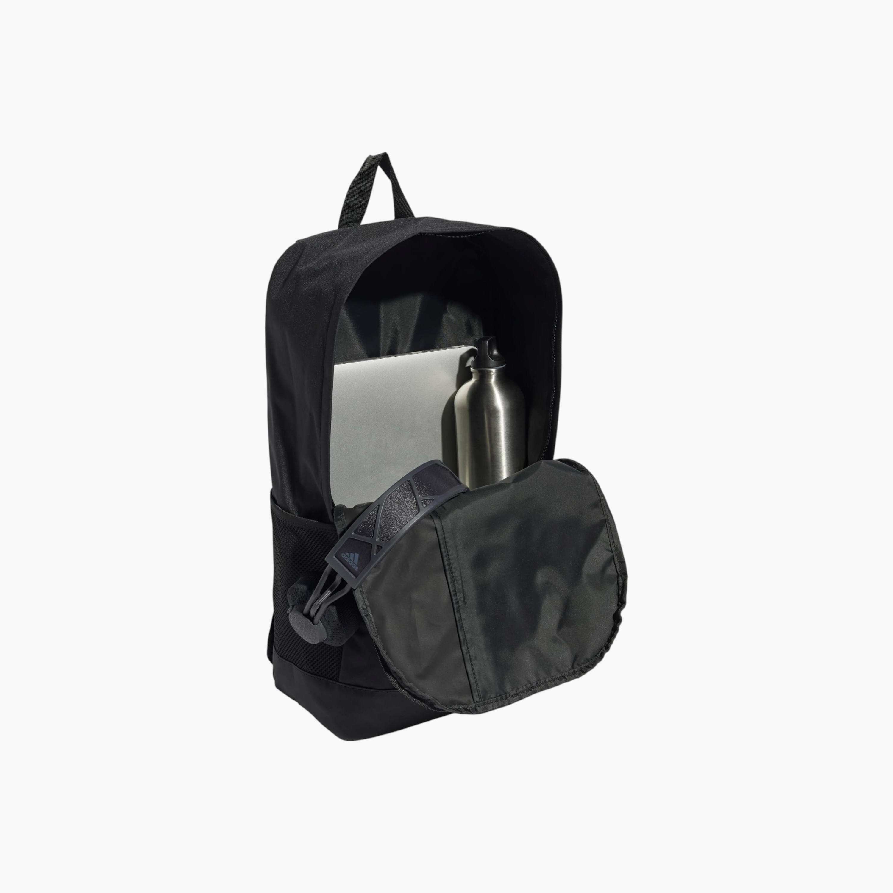 adidas Logo Print School Backpack with Adjustable Straps and Zip Closure-school-bagsandbackpacks-backpacks-image-3