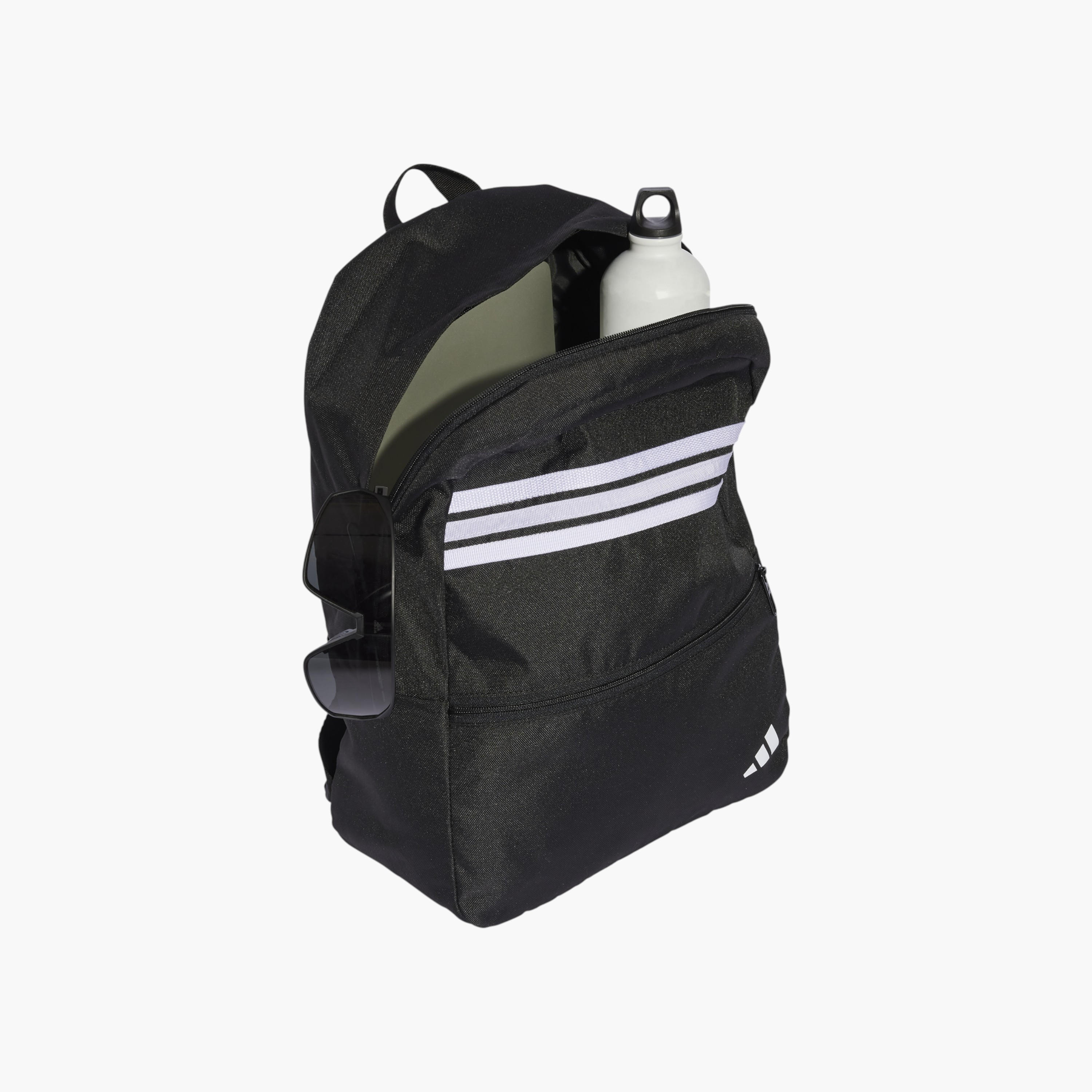 adidas Logo Print School Backpack with Adjustable Straps and Zip Closure-school-bagsandbackpacks-backpacks-image-3