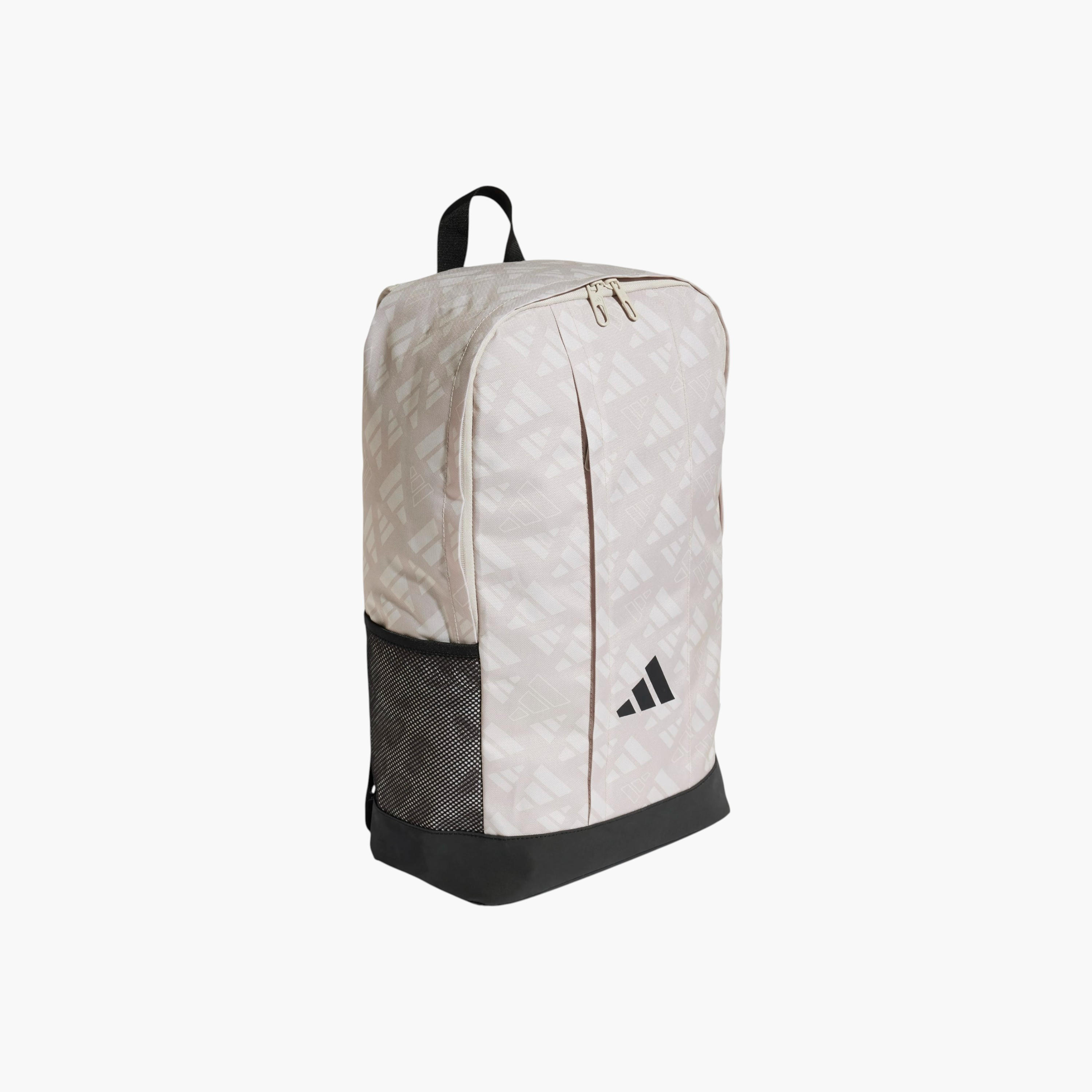 adidas Logo Print School Backpack with Adjustable Straps and Zip Closure-school-bagsandbackpacks-backpacks-image-2