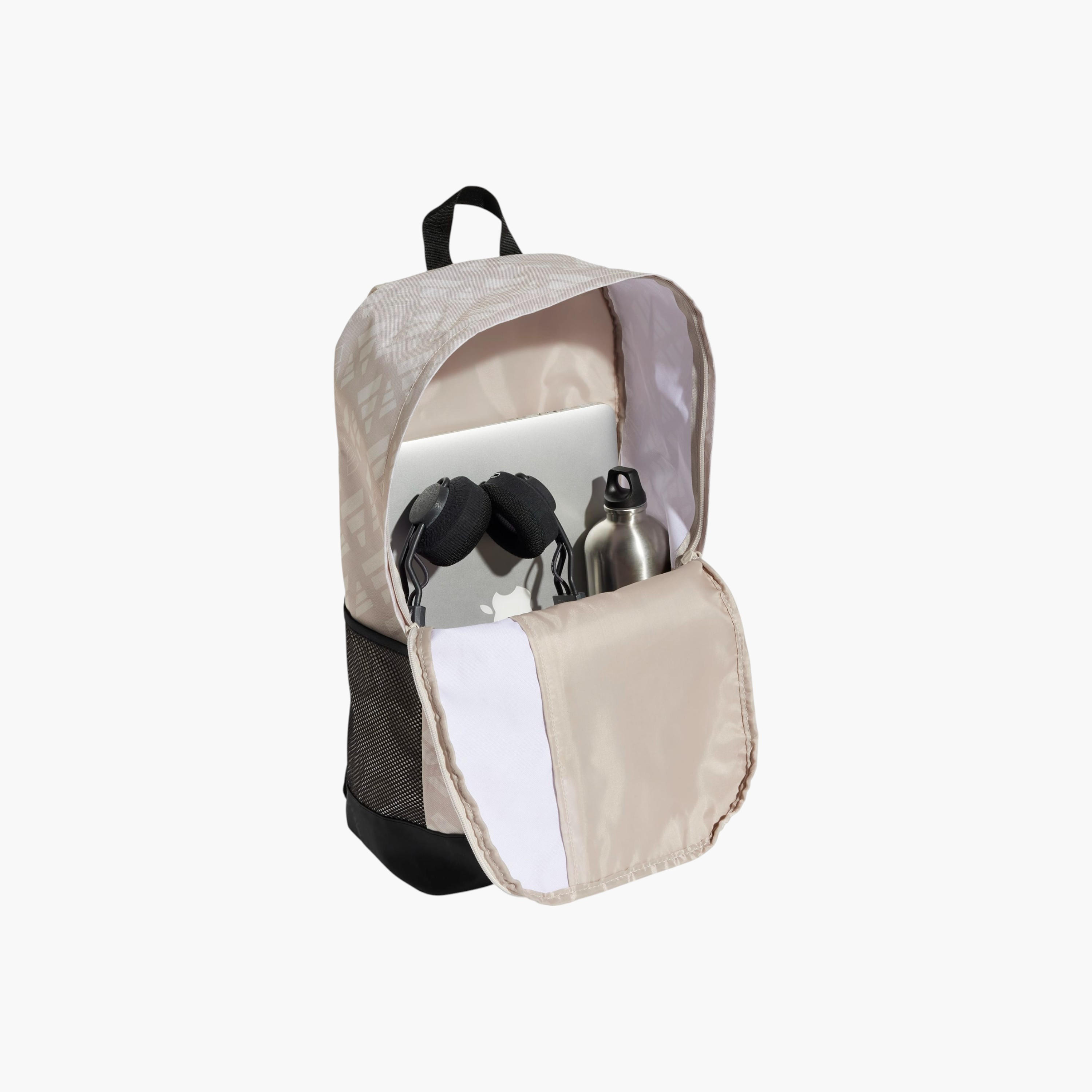 adidas Logo Print School Backpack with Adjustable Straps and Zip Closure-school-bagsandbackpacks-backpacks-image-3
