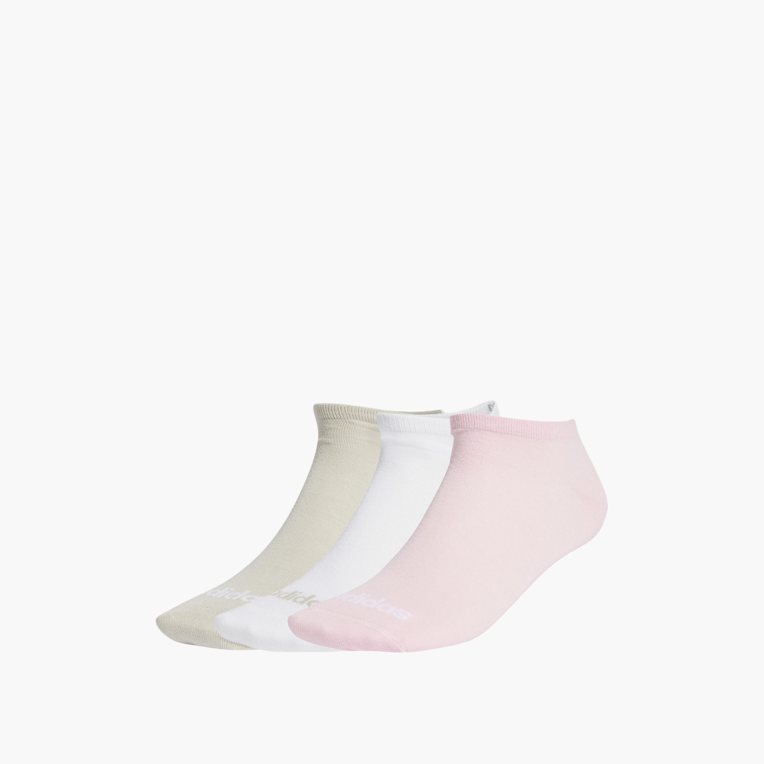 Adidas 3-Piece Logo Print Ankle Length Socks Set - JG3699-men-socks-image-1