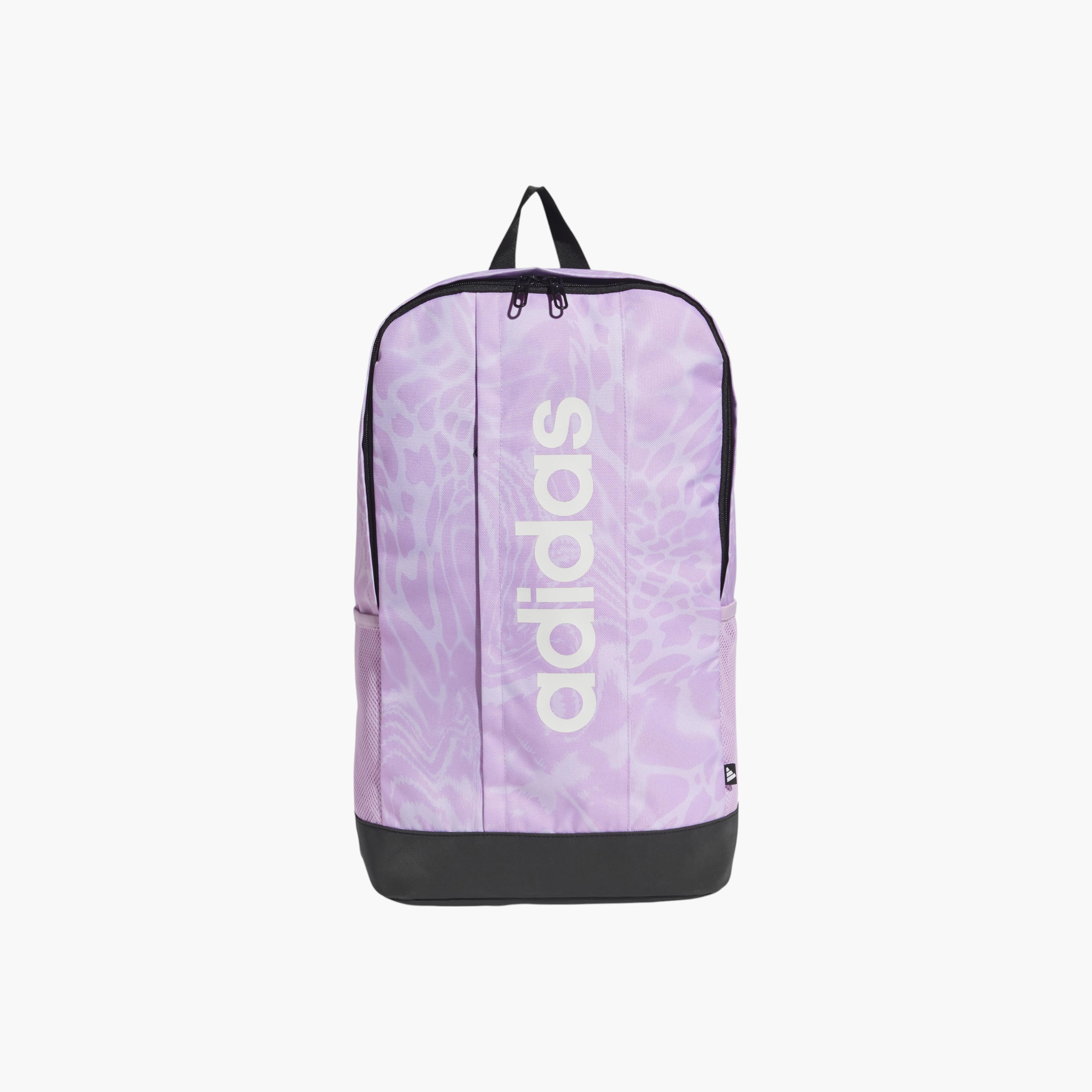 adidas Logo Print School Backpack with Adjustable Straps and Zip Closure-school-bagsandbackpacks-backpacks-image-1