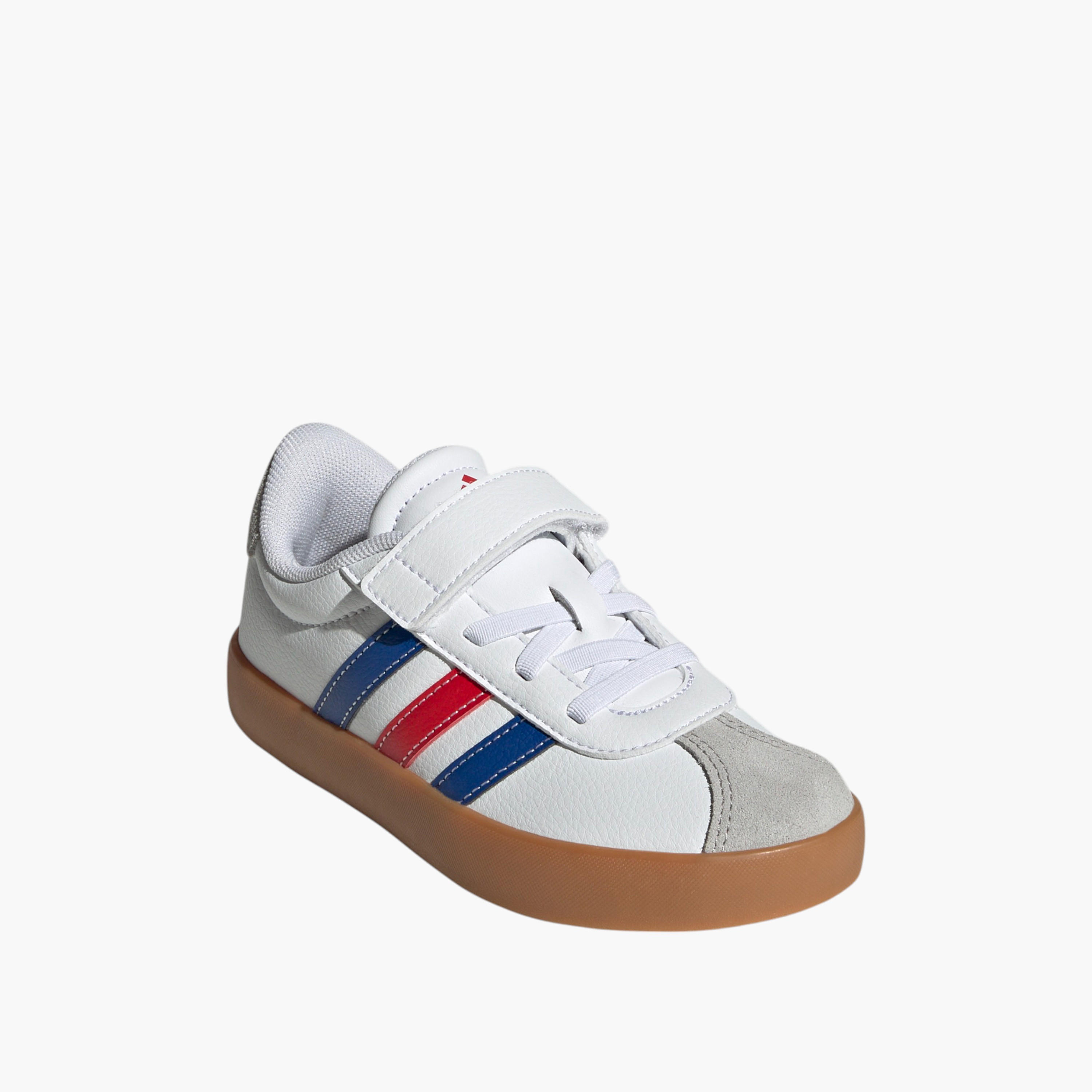 Adidas VL COURT 3.0 EL C Sneakers with Hook and Loop Closure - JH6317-girls-shoes-sports-image-1