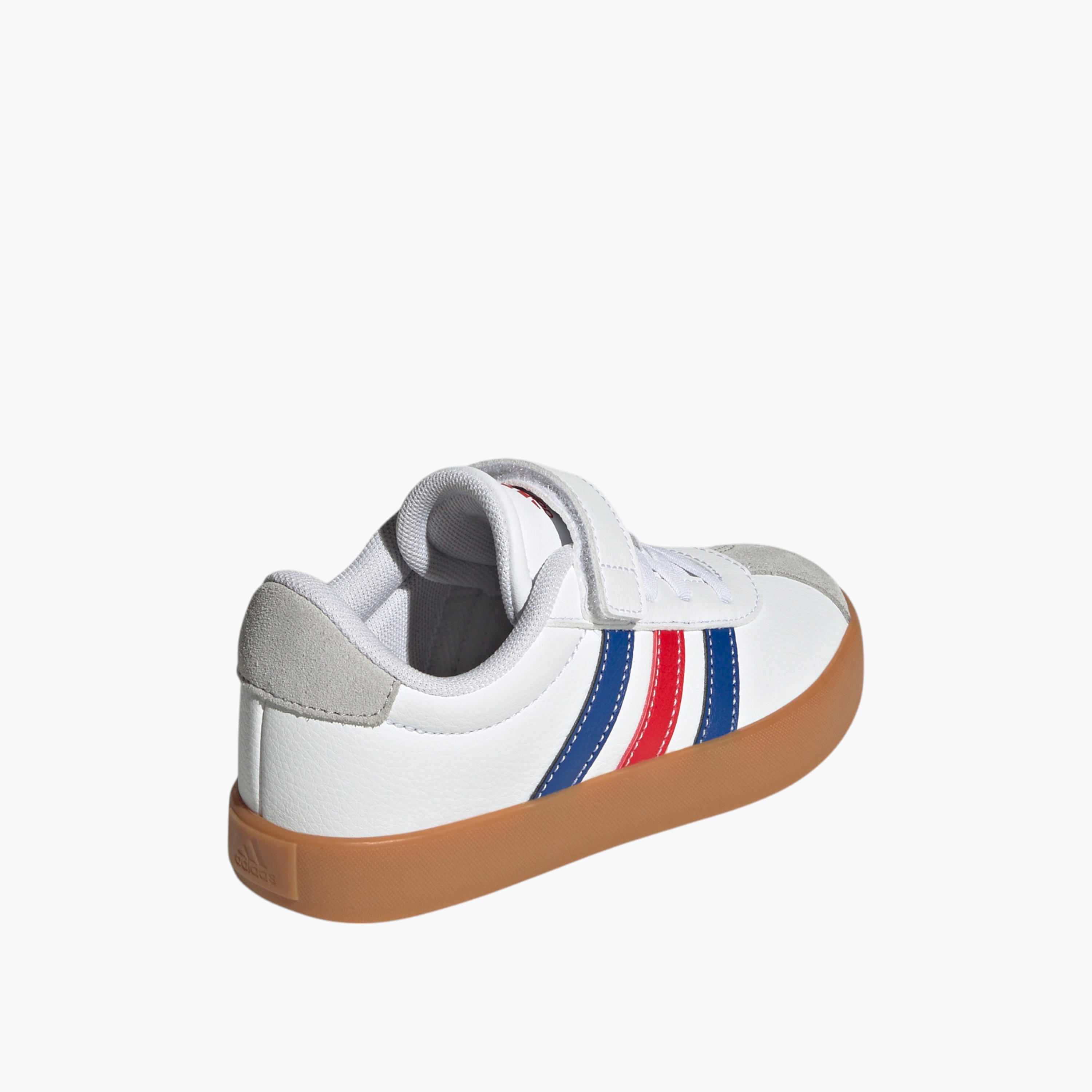Adidas VL COURT 3.0 EL C Sneakers with Hook and Loop Closure - JH6317-girls-shoes-sports-image-7
