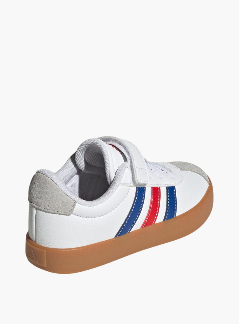 Adidas VL COURT 3.0 EL C Sneakers with Hook and Loop Closure - JH6317-girls-shoes-sports-image-7