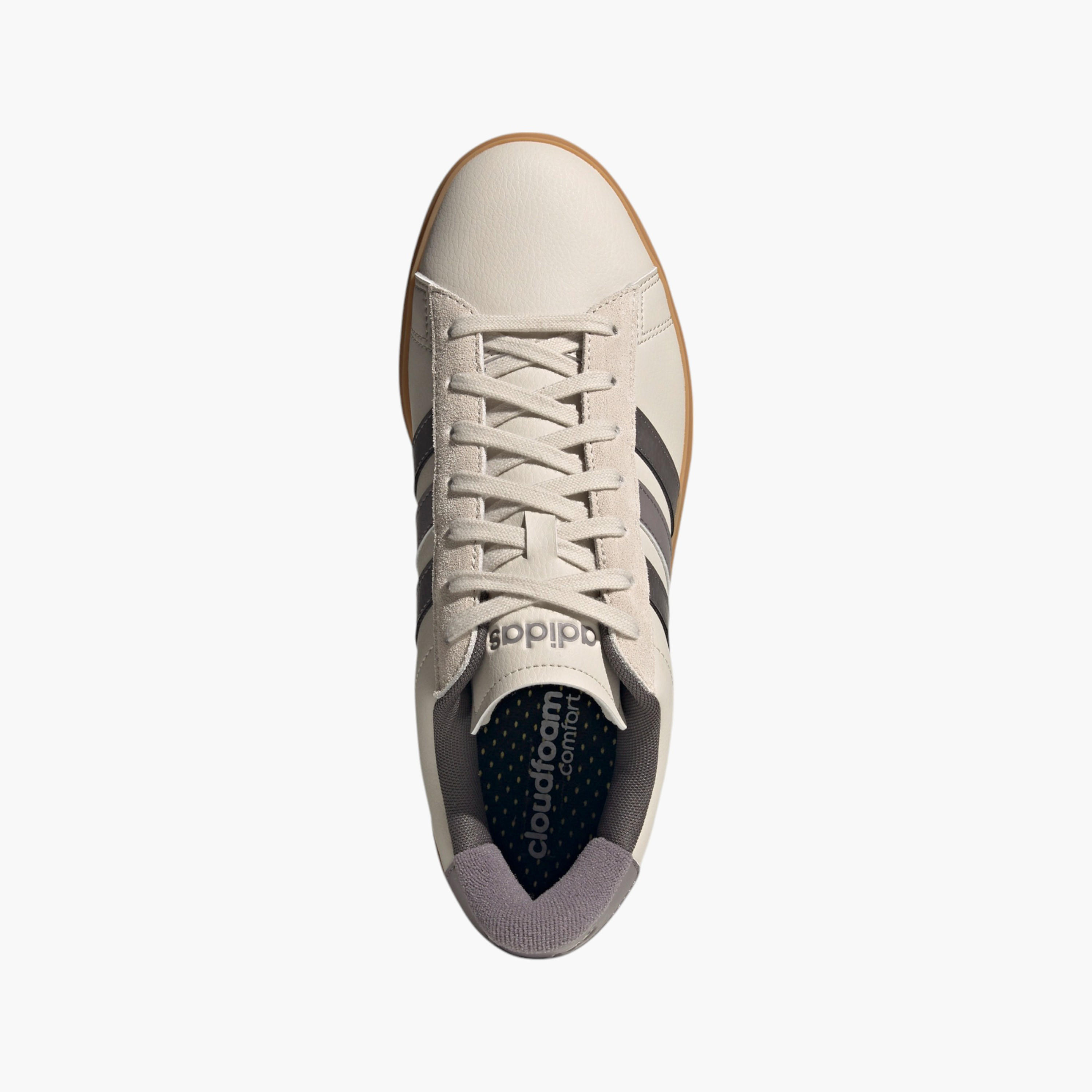 Adidas Men's GRAND COURT 2.0 Lace-Up Sneakers - JH8688-men-shoes-sneakers-image-4