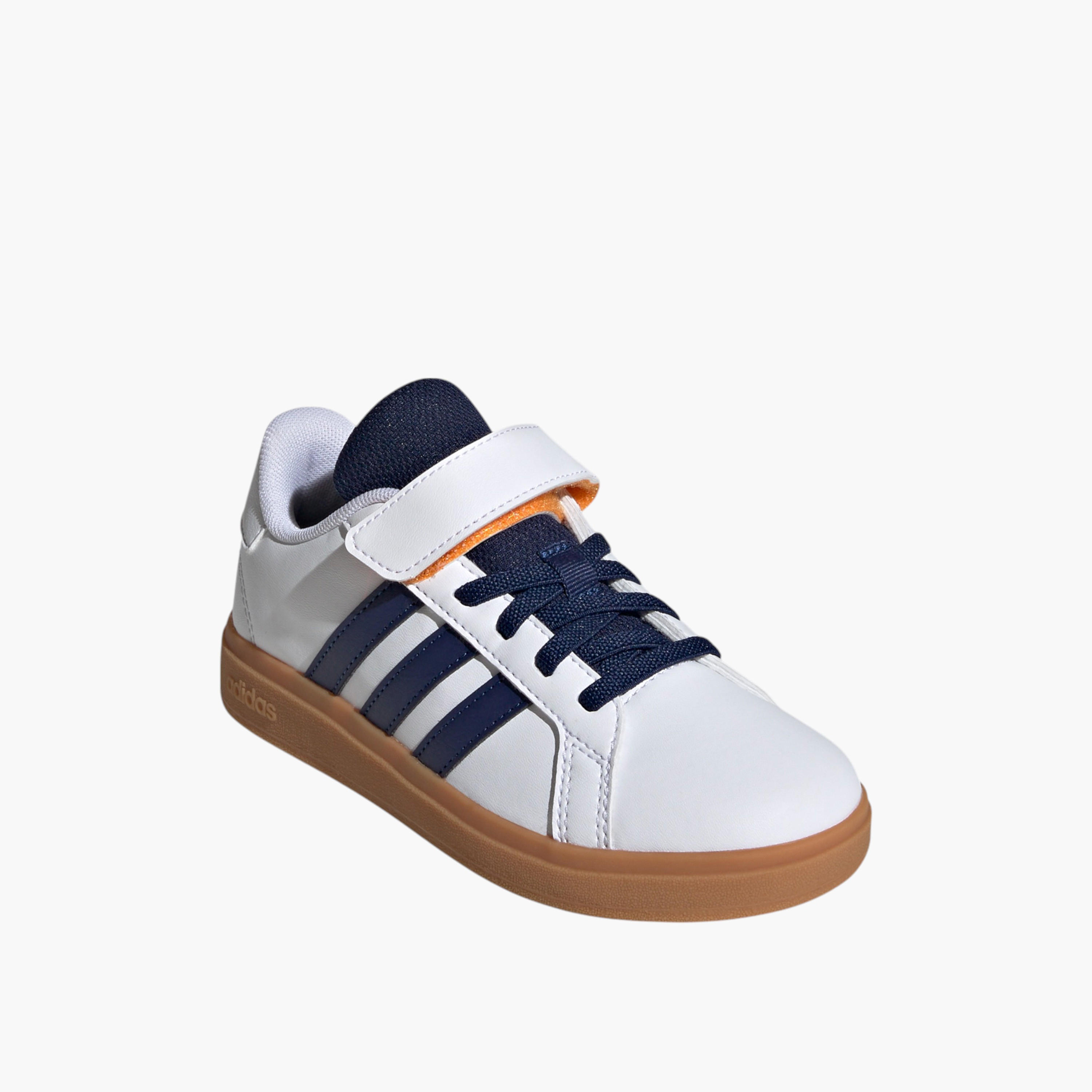 Adidas Kids' GRAND COURT 2.0 EL C Sneakers with Hook and Loop Closure - JI0973-boys-shoes-sneakers-image-1