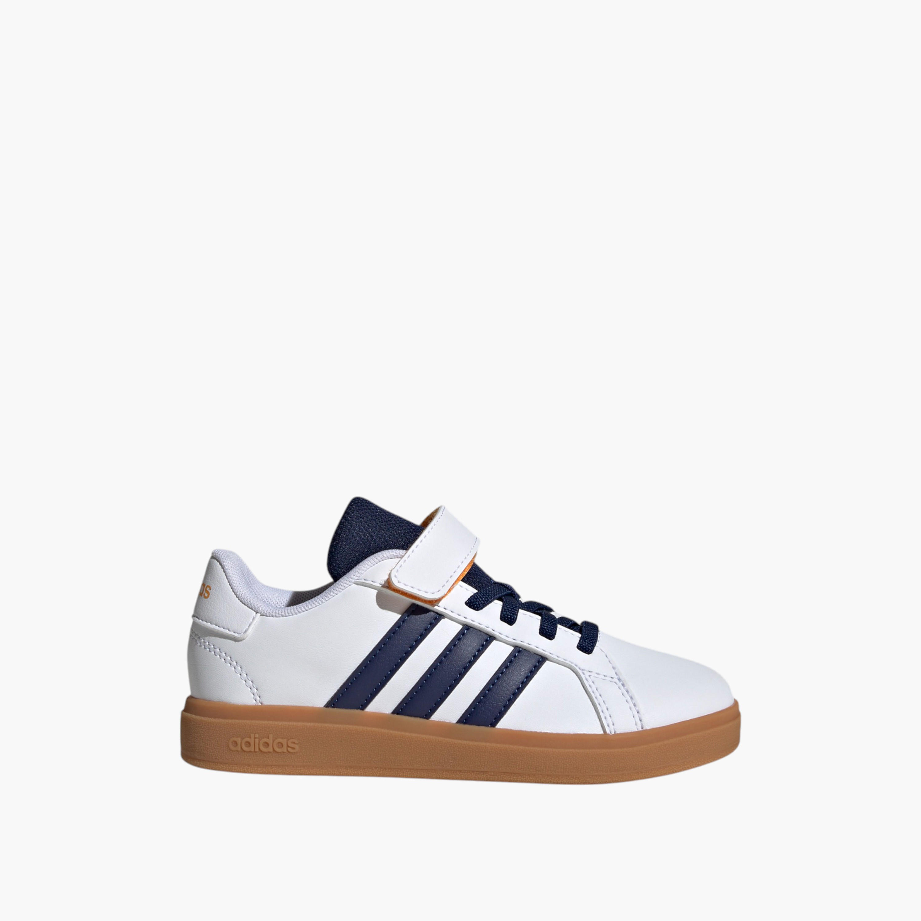 Adidas Kids' GRAND COURT 2.0 EL C Sneakers with Hook and Loop Closure - JI0973-boys-shoes-sneakers-image-2