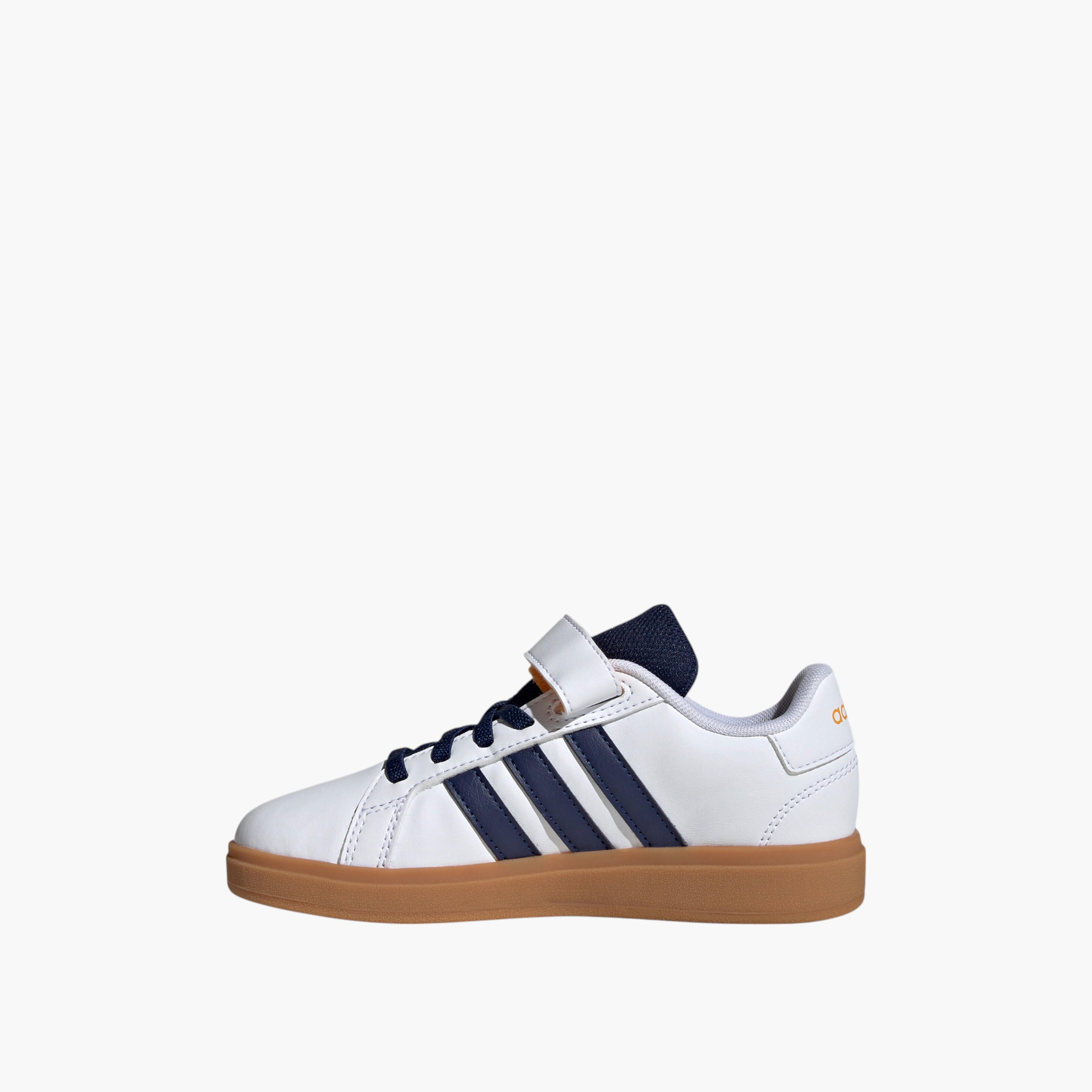 Adidas Kids' GRAND COURT 2.0 EL C Sneakers with Hook and Loop Closure - JI0973-boys-shoes-sneakers-image-6