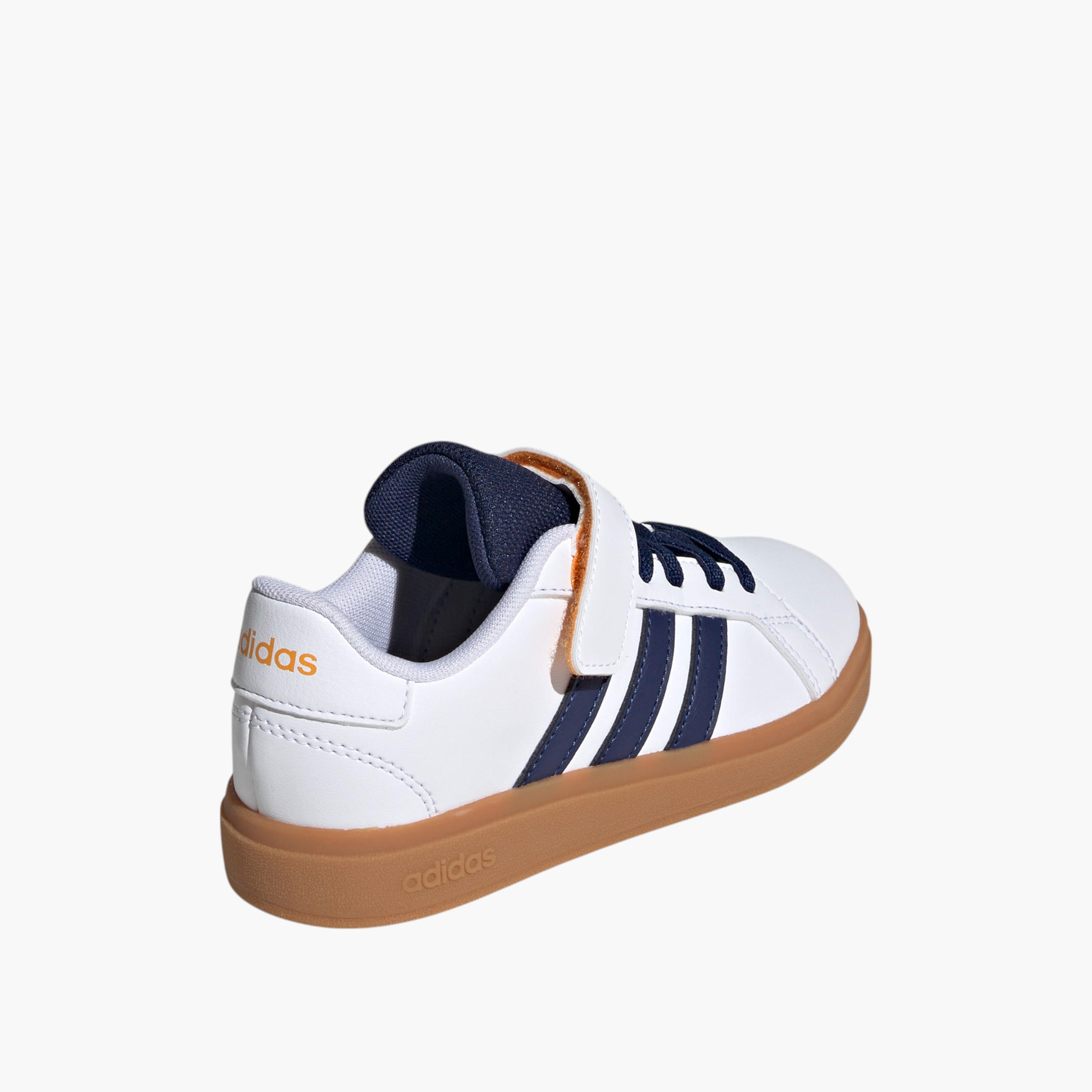 Adidas Kids' GRAND COURT 2.0 EL C Sneakers with Hook and Loop Closure - JI0973-boys-shoes-sneakers-image-7