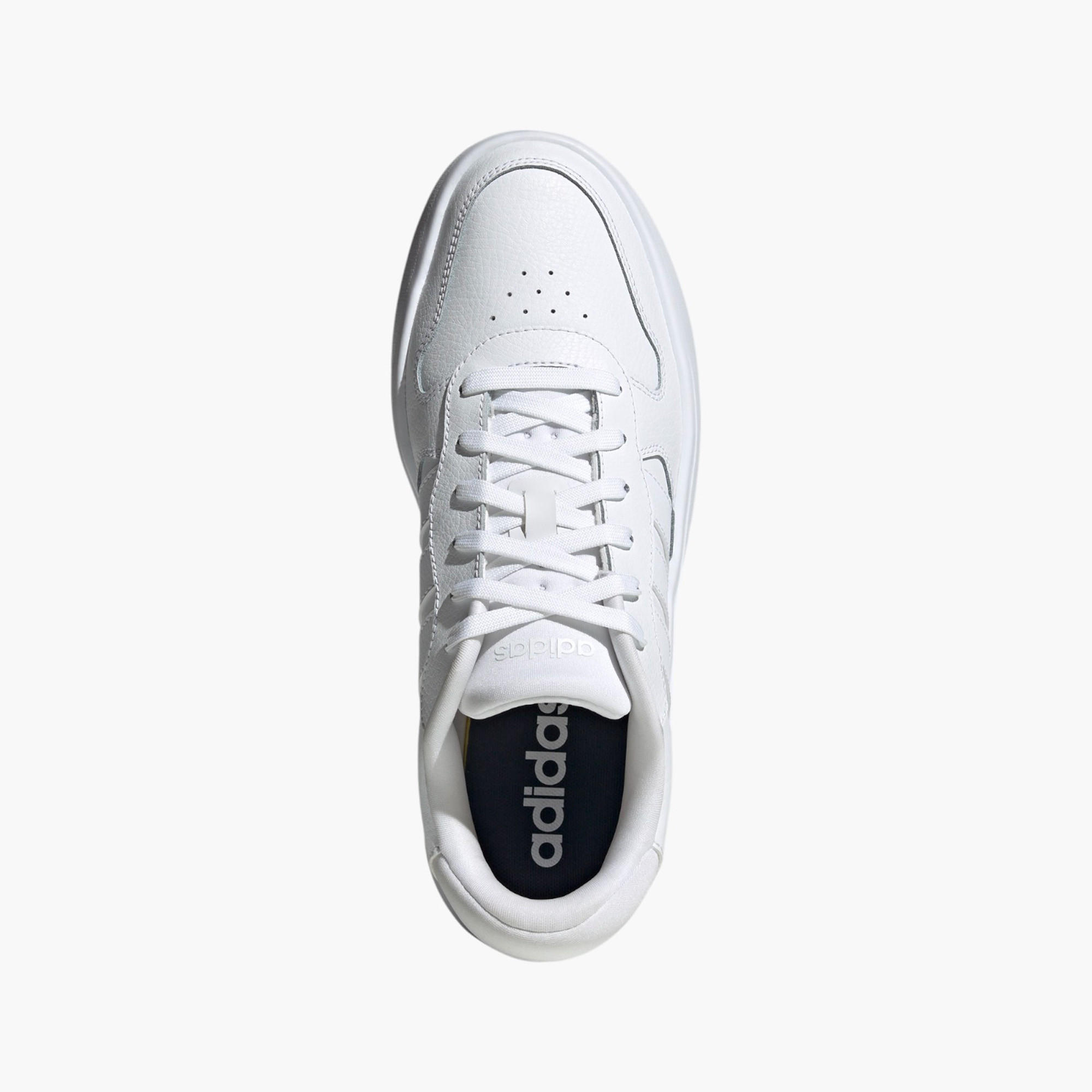 حذاء سنيكرز لايت كورت سادة برباط للرجال من أديداس - JI2166-men-shoes-sneakers-image-3
