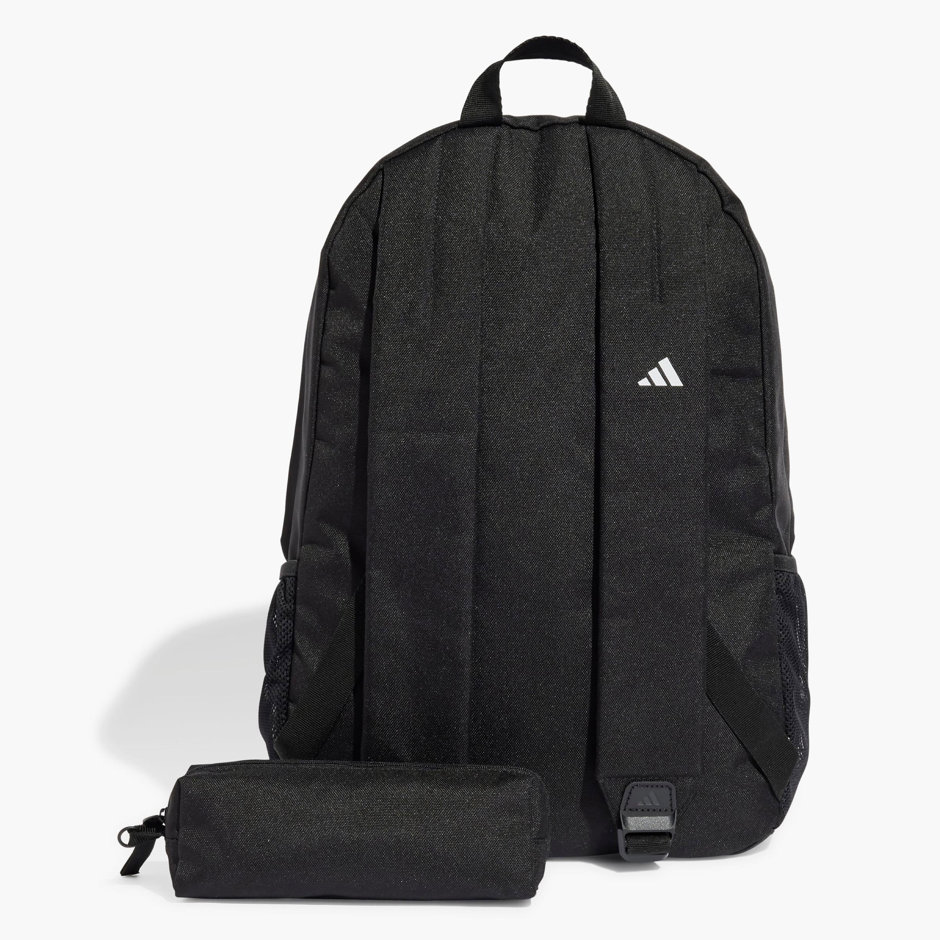 شنطة ظهر مدرسية بطبعات شعار وحمالات كتف قابلة للتعديل مع مقلمة من أديداس-school-bagsandbackpacks-backpacks-image-6