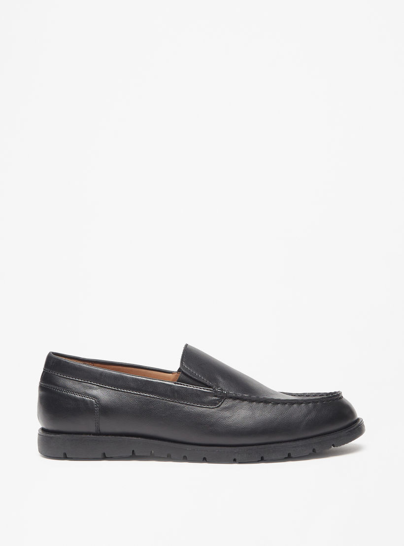 حذاء موكاسين سادة سهل الارتداء من لو كونفورت-men-shoes-loafersandmoccasins-image-4