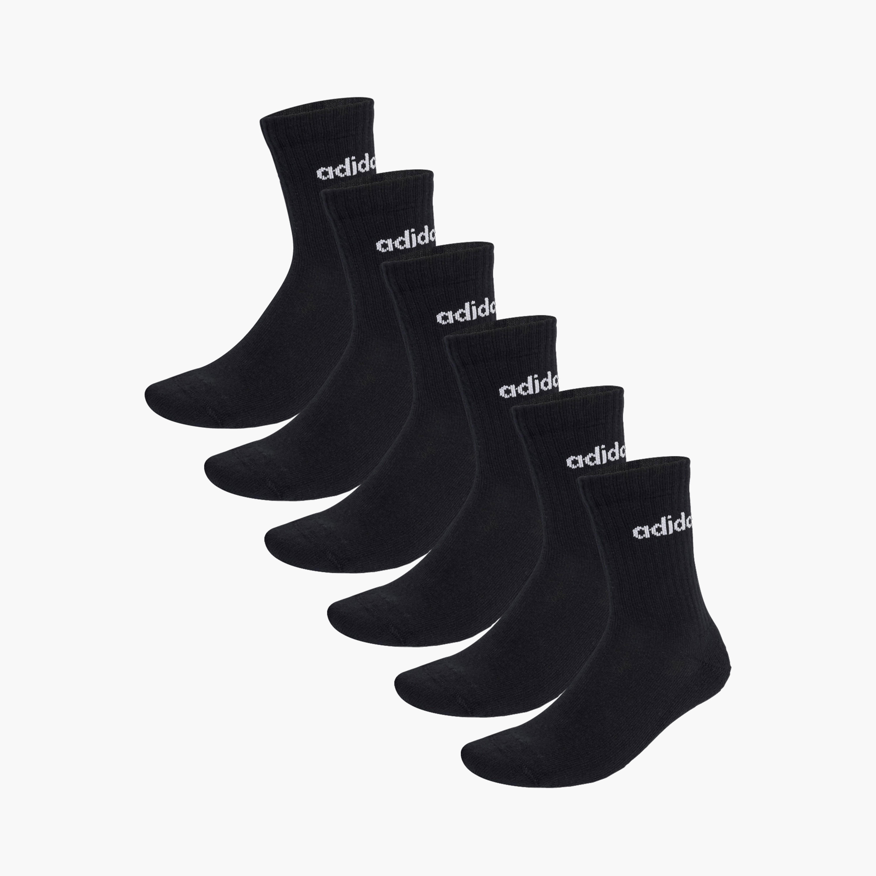 Adidas Men Crew Length Socks Cushioned - Set of 6-men-socks-image-1