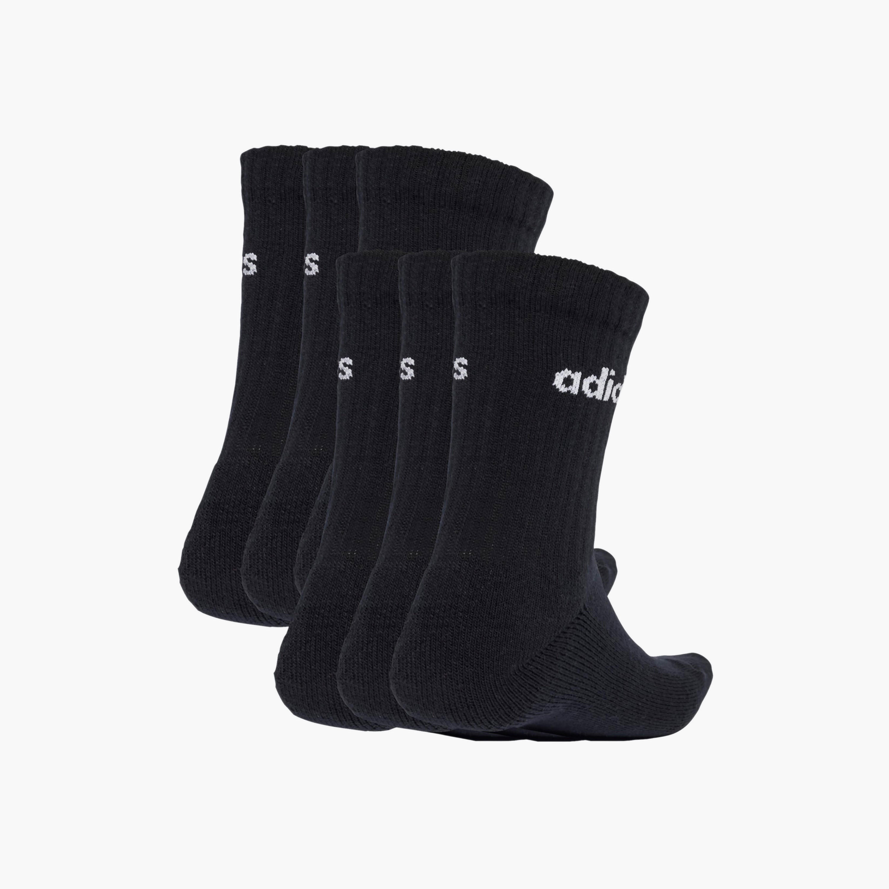 Adidas Men Crew Length Socks Cushioned - Set of 6-men-socks-image-2