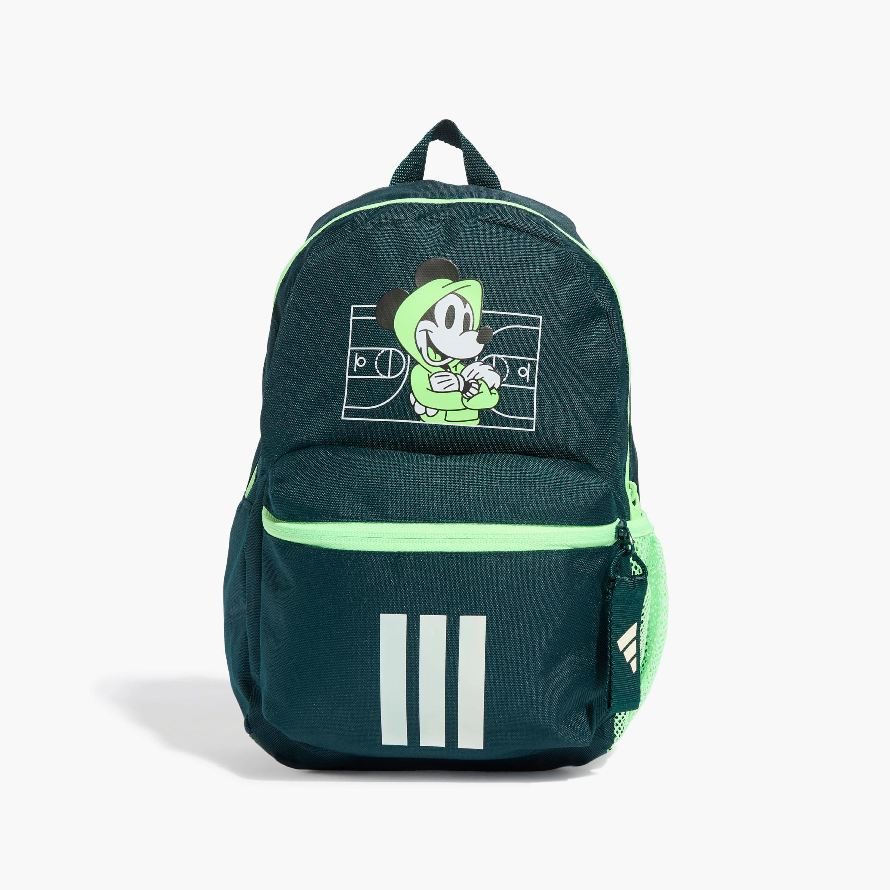 adidas Mickey Mouse Print School Backpack with Zip Closure - 11x25x34 cm-school-bagsandbackpacks-backpacks-image-1