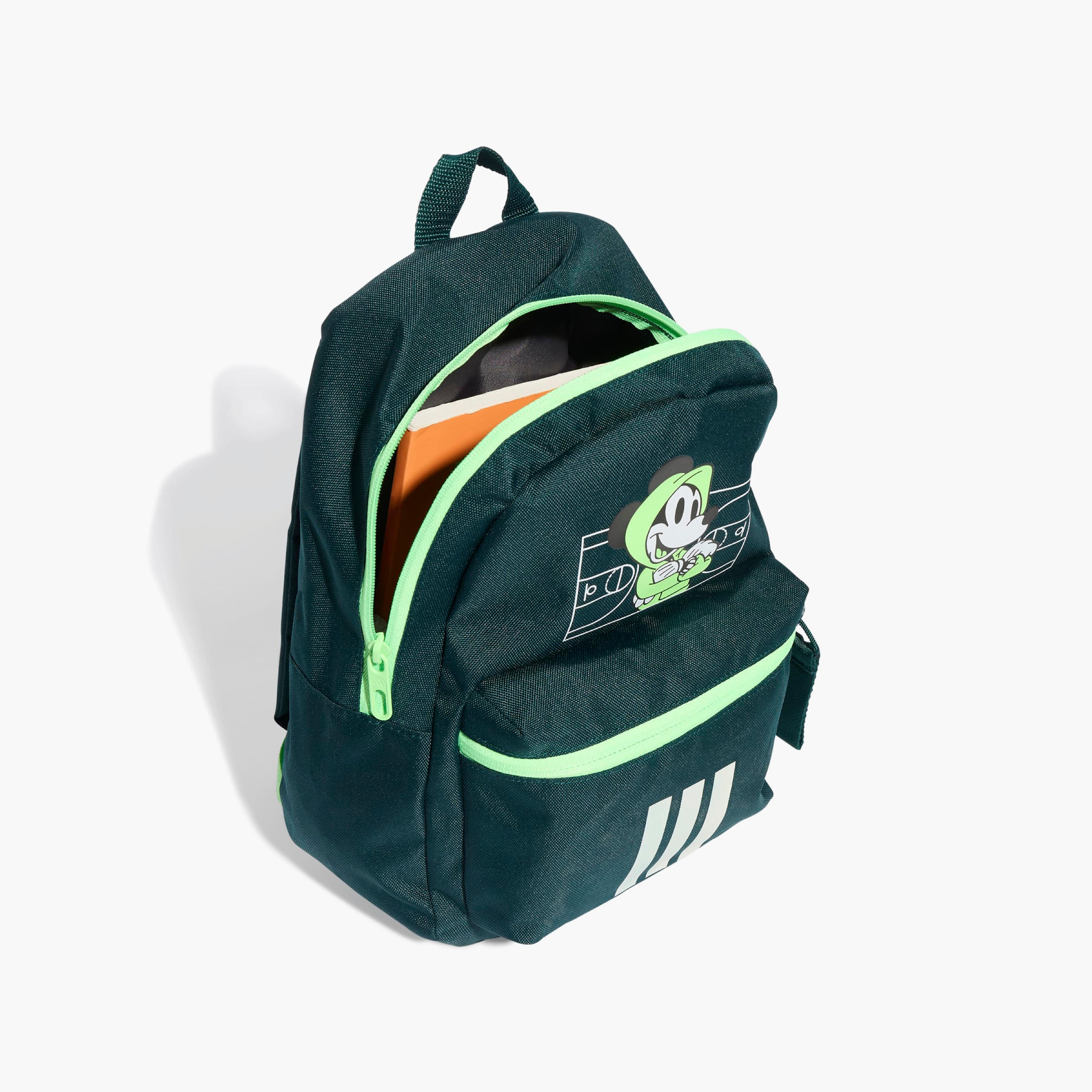 adidas Mickey Mouse Print School Backpack with Zip Closure - 11x25x34 cm-school-bagsandbackpacks-backpacks-image-3