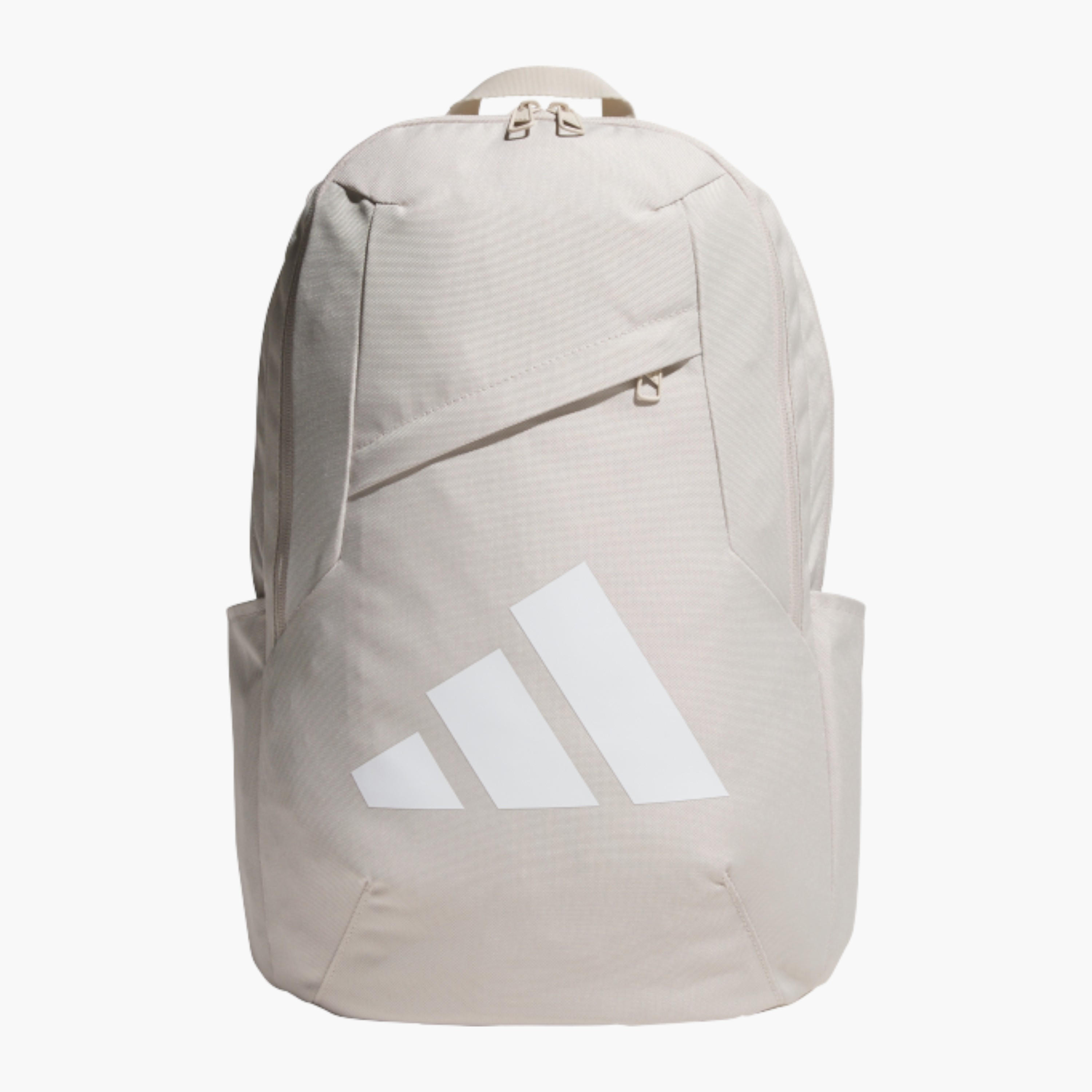 adidas Logo Print School Backpack with Adjustable Straps and Zip Closure - 17x30x45 cm-school-bagsandbackpacks-backpacks-image-1
