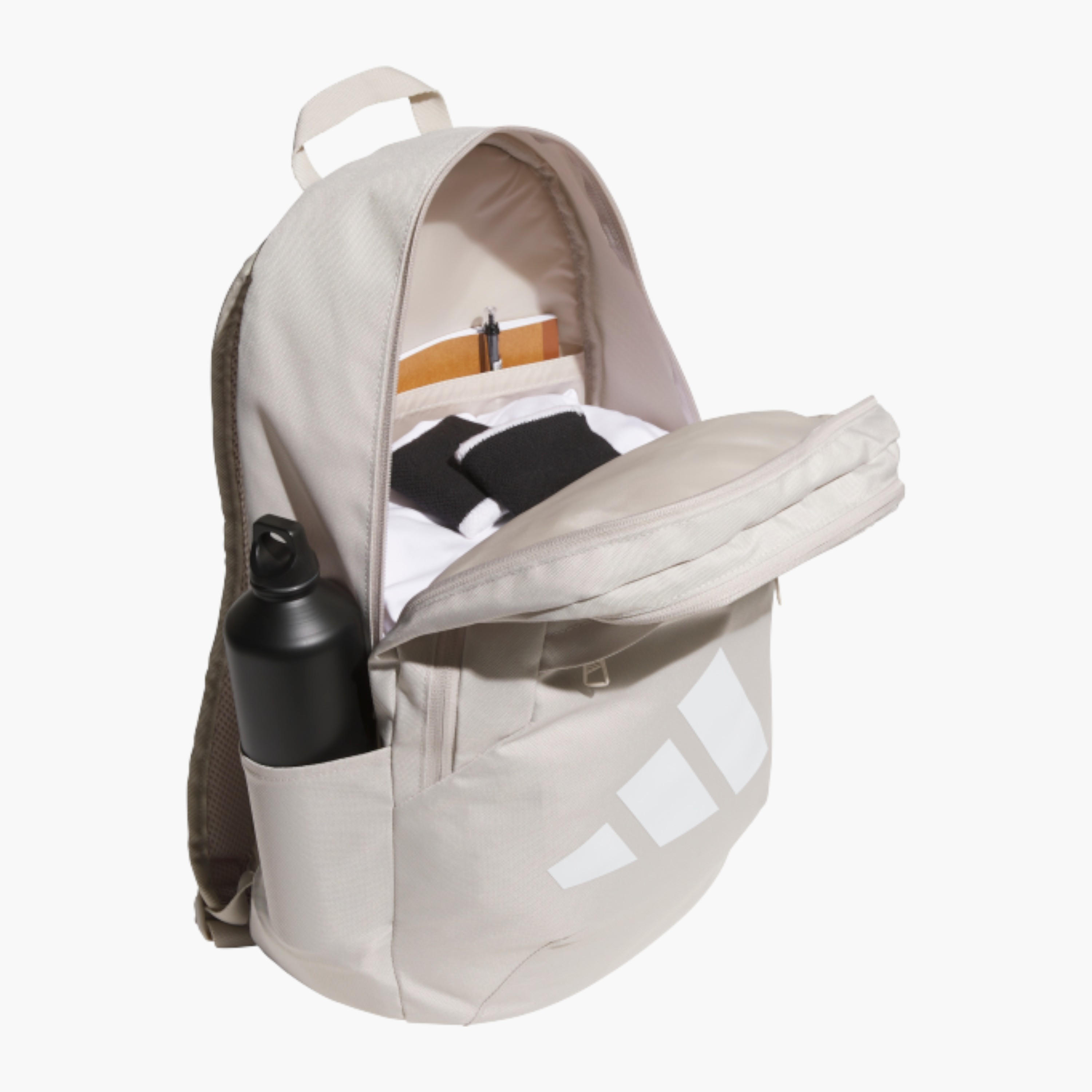 adidas Logo Print School Backpack with Adjustable Straps and Zip Closure - 17x30x45 cm-school-bagsandbackpacks-backpacks-image-4