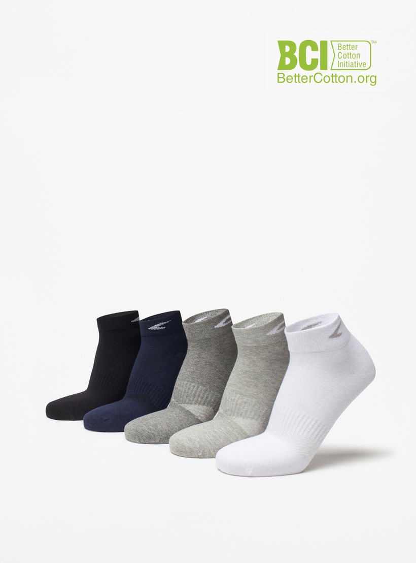Dash Printed Ankle Length Socks - Set of 5-men-socks-image-1