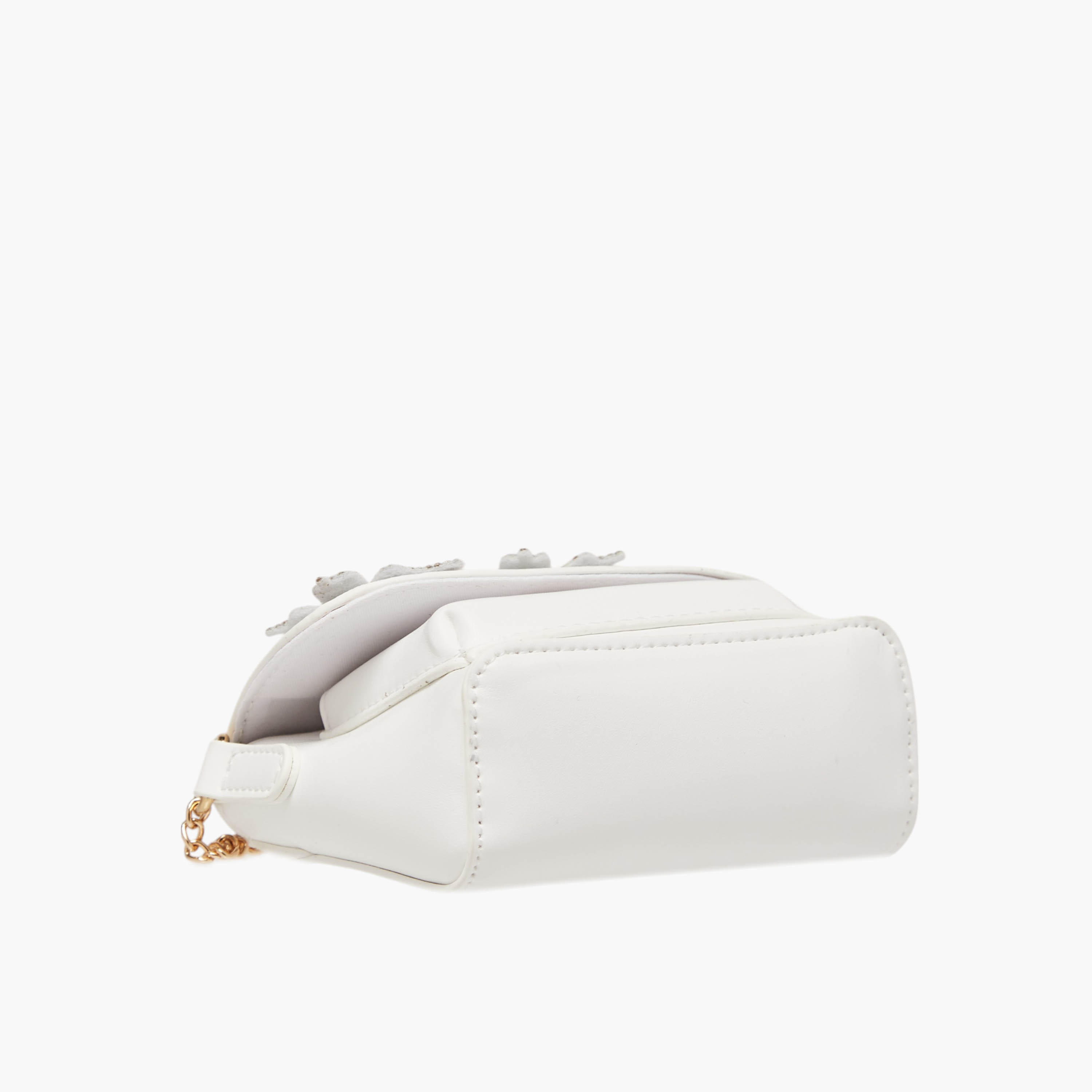 Flora Bella Butterfly Embellished Crossbody Bag with Chain Strap and Button Closure-girls-accessories-bags-image-5