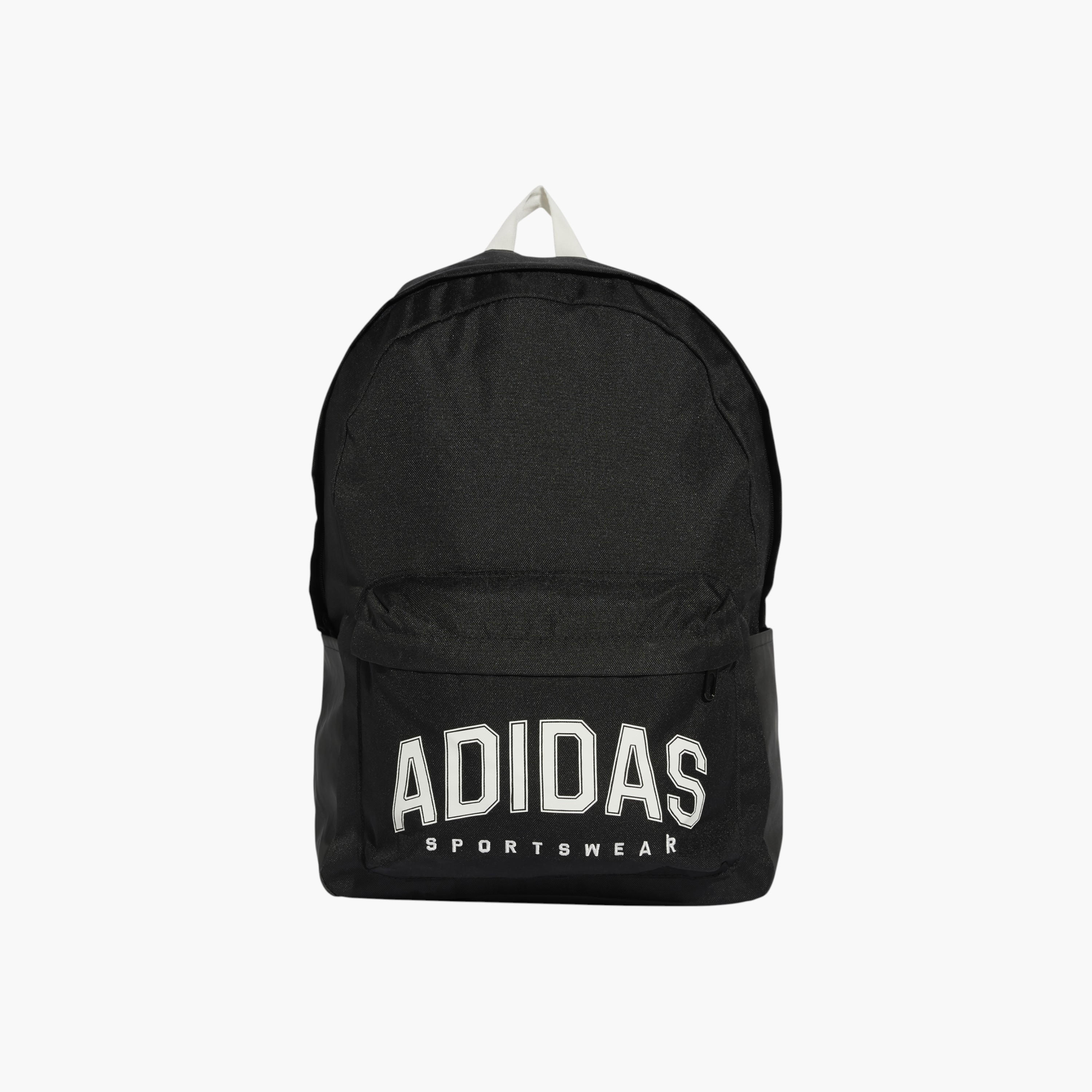 adidas Logo Print School Backpack with Adjustable Straps and Zip Closure-school-bagsandbackpacks-backpacks-image-1