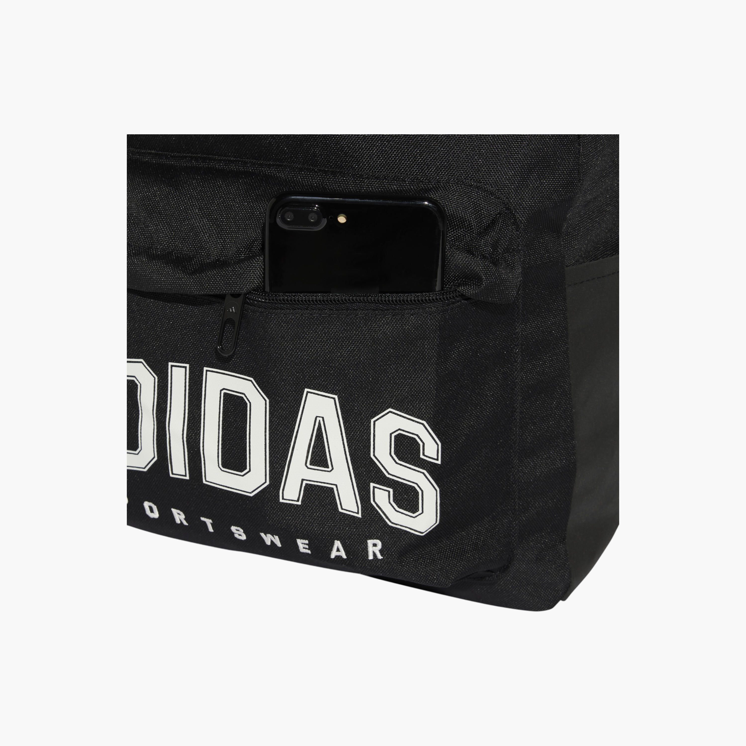 adidas Logo Print School Backpack with Adjustable Straps and Zip Closure-school-bagsandbackpacks-backpacks-image-4