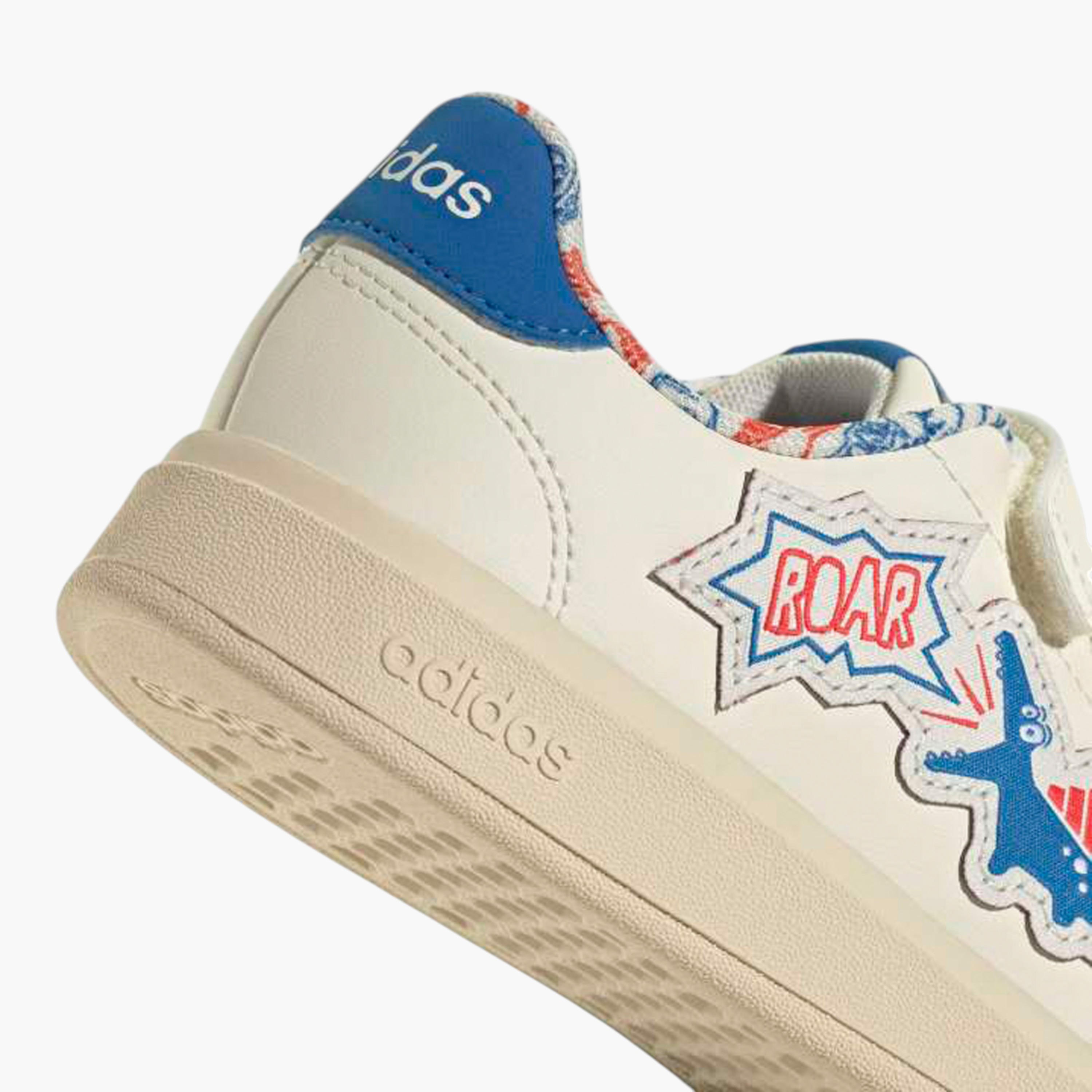 adidas Kids' ADVANTAGE DINO CF C Sneakers with Hook and Loop Closure - JP6162-boys-shoes-sneakers-image-7