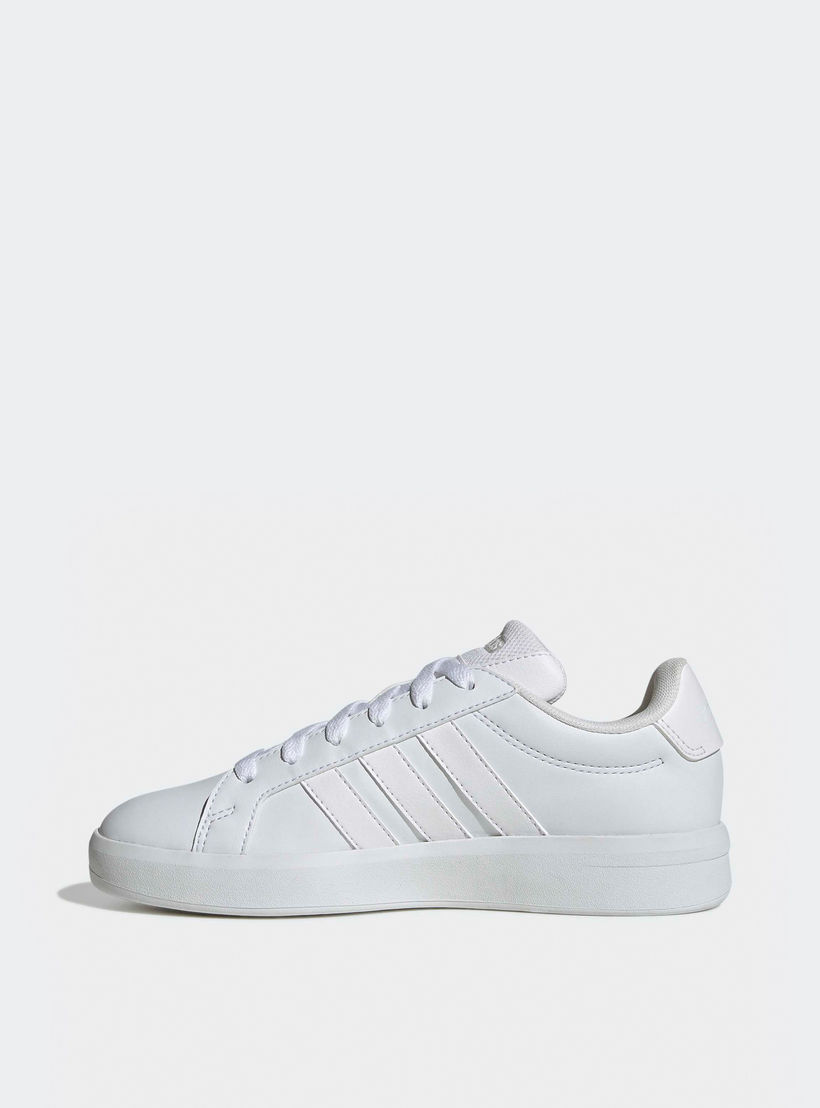 Adidas Grand Court 3.0 Lace-Up Sneakers-girls-shoes-sneakers-image-3