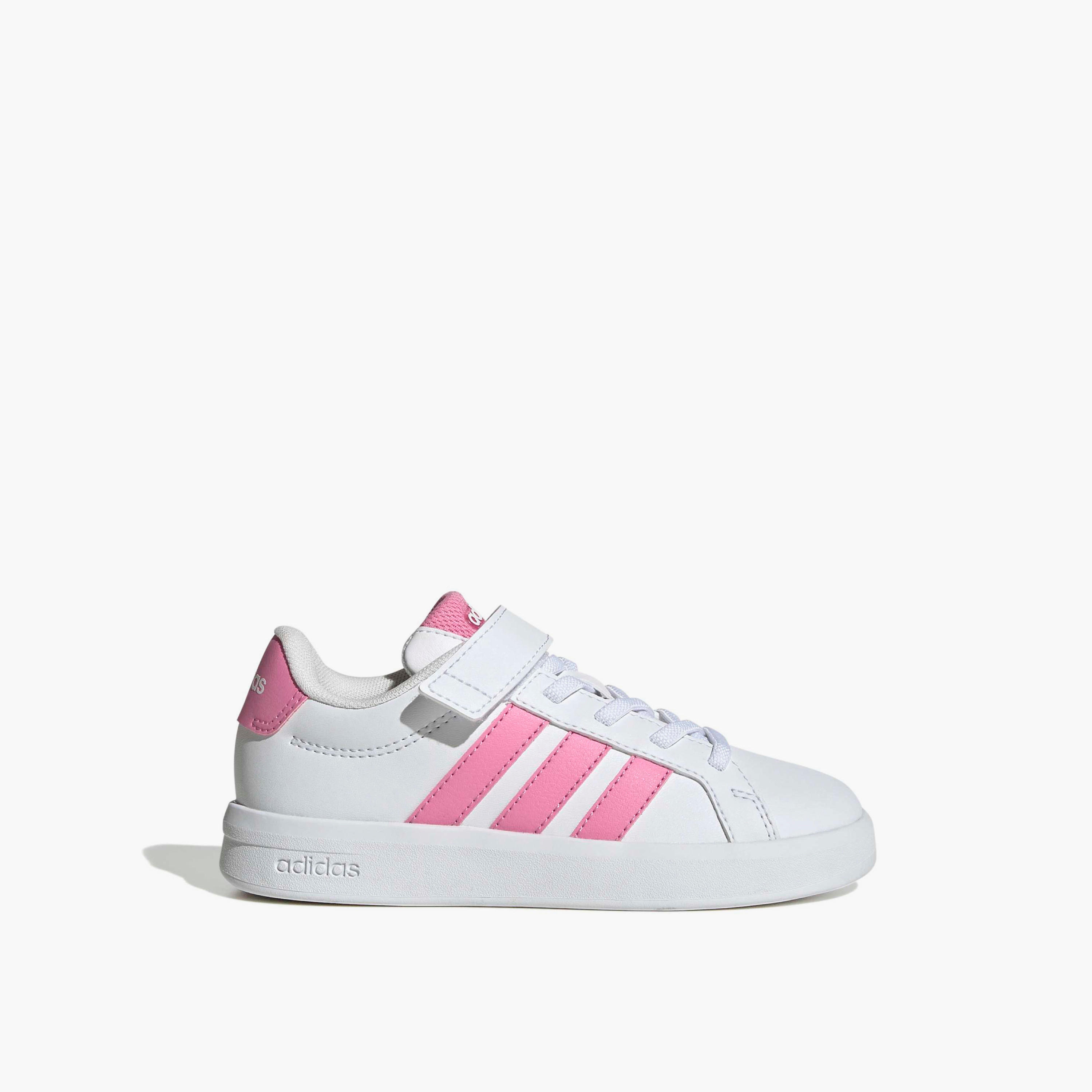 Adidas Unisex Hook & Loop Ankle Sneakers-girls-shoes-sports-image-2