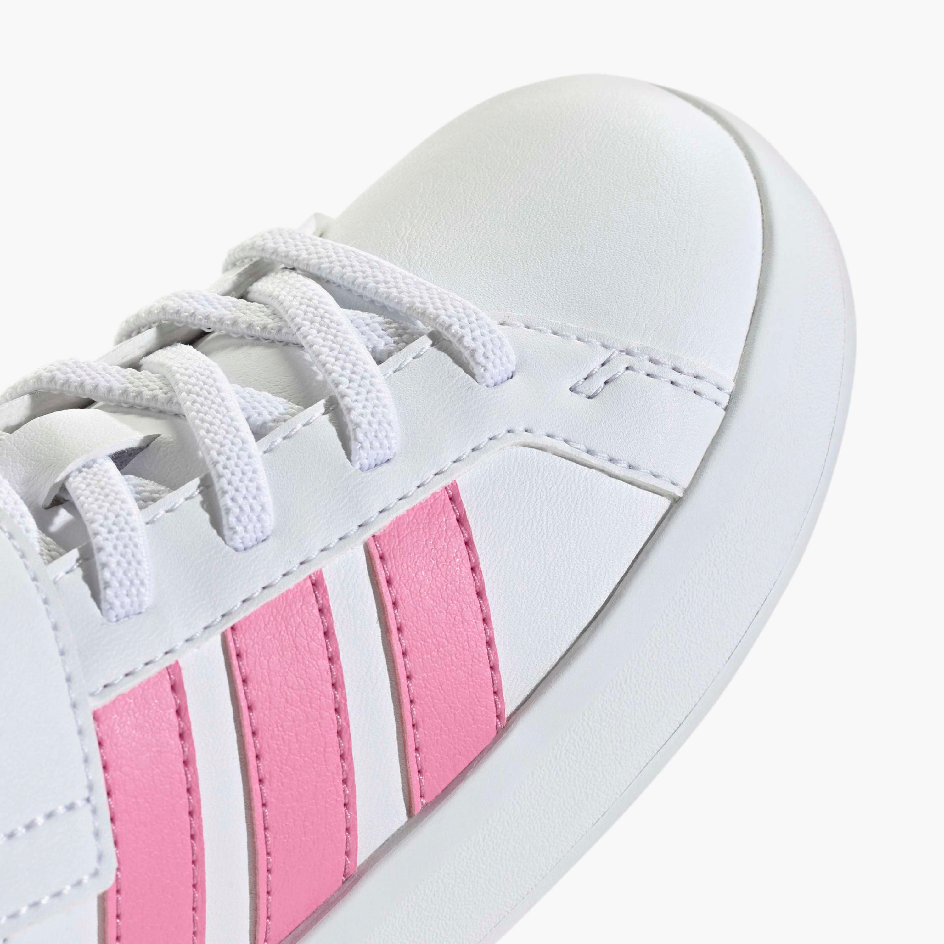 Adidas Unisex Hook & Loop Ankle Sneakers-girls-shoes-sports-image-7