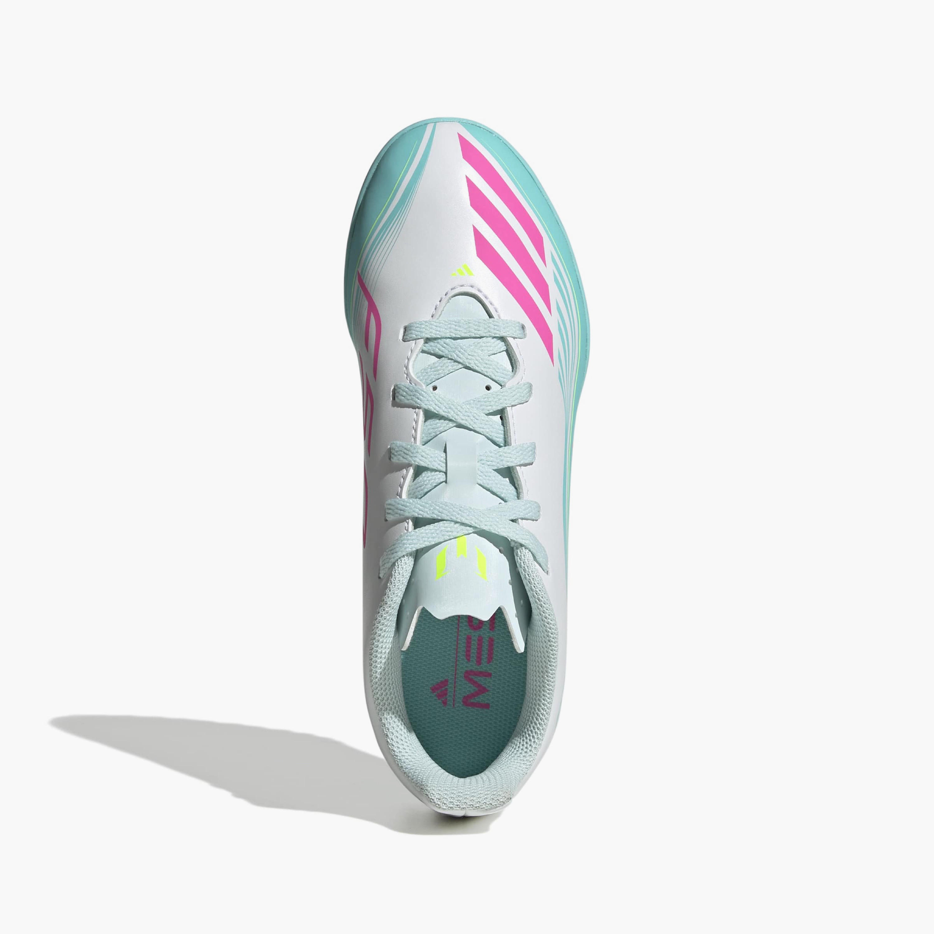 Adidas Boys F50 Messi Club TF Lace-Up Football Turf Shoes-sports-gear-football-shoes-turf-image-3