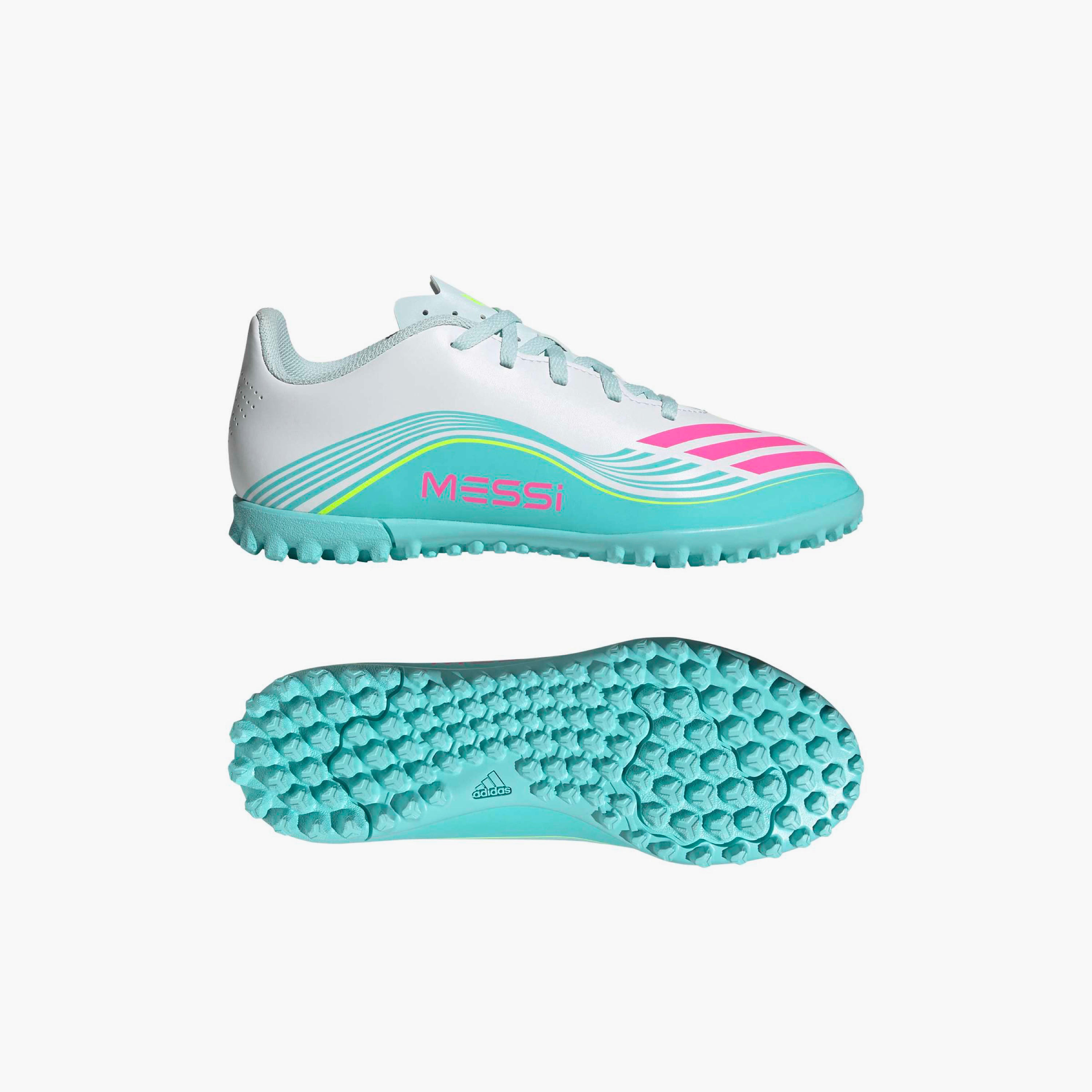 Adidas Boys F50 Messi Club TF Lace-Up Football Turf Shoes-sports-gear-football-shoes-turf-image-8
