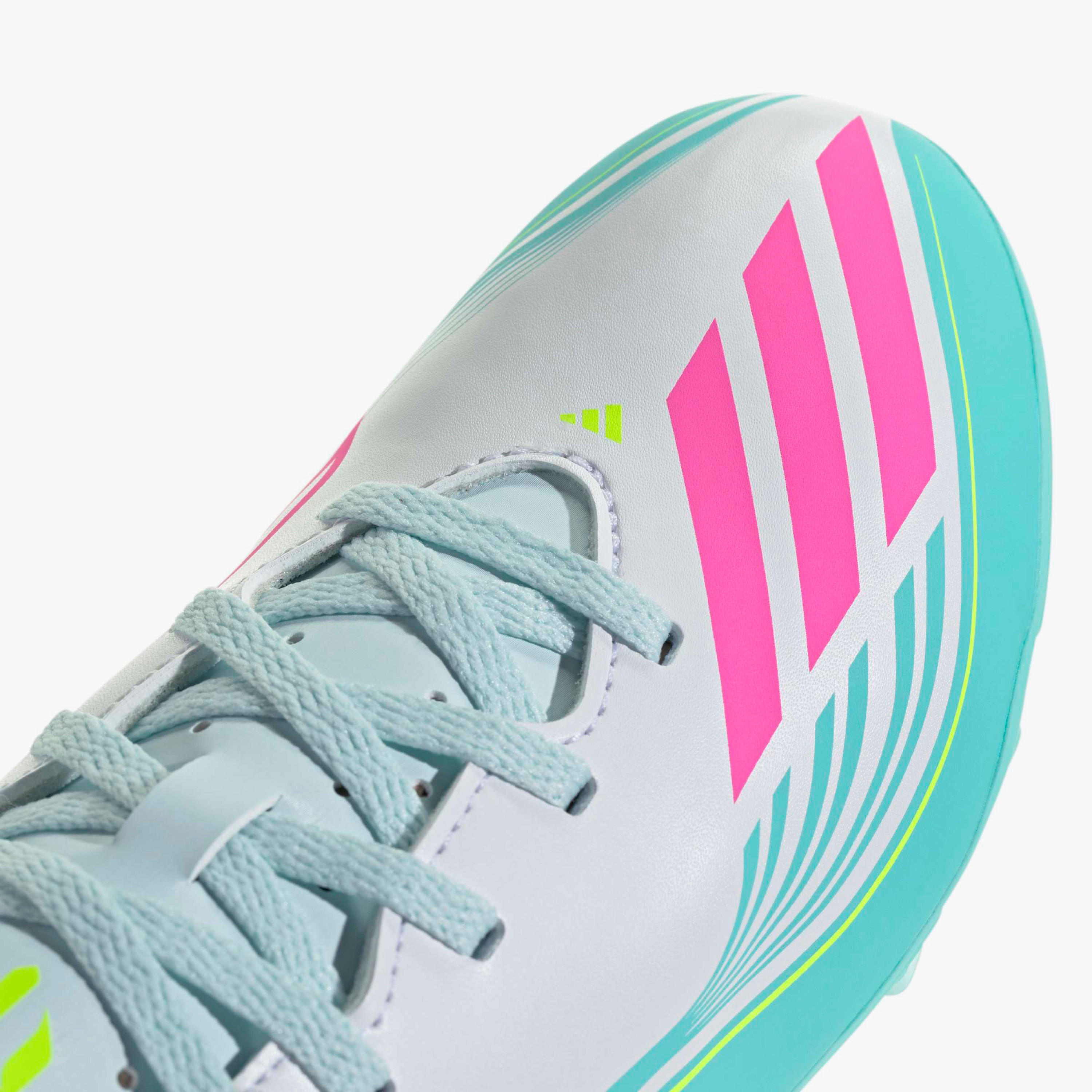 Adidas Boys F50 Messi Club FG/MG Lace-Up Football Firm Ground Shoes-sports-gear-football-shoes-firmground-image-6