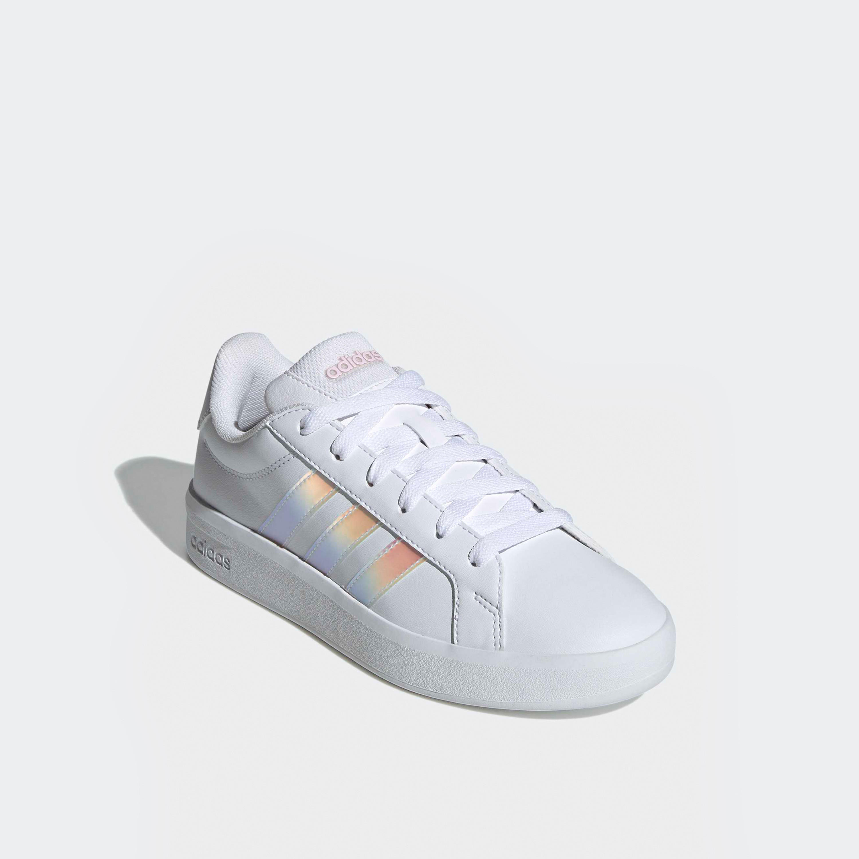 Adidas Girls Grand Court 3.0 Lace-Up Sneakers-girls-shoes-sports-image-1