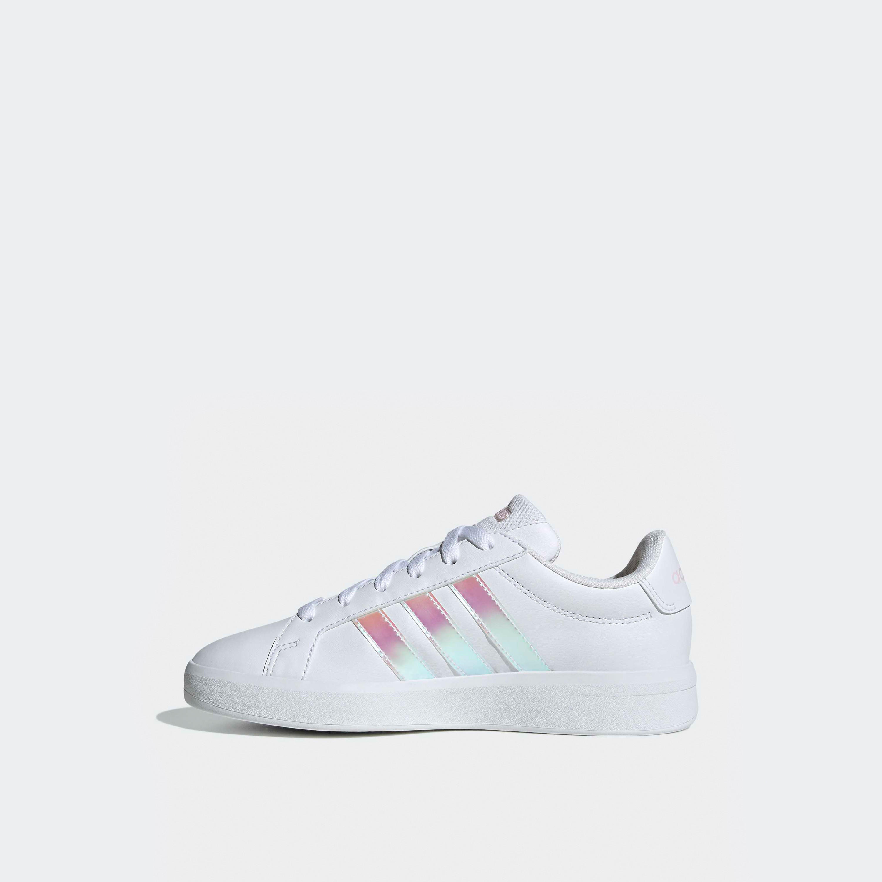 Adidas Girls Grand Court 3.0 Lace-Up Sneakers-girls-shoes-sports-image-3