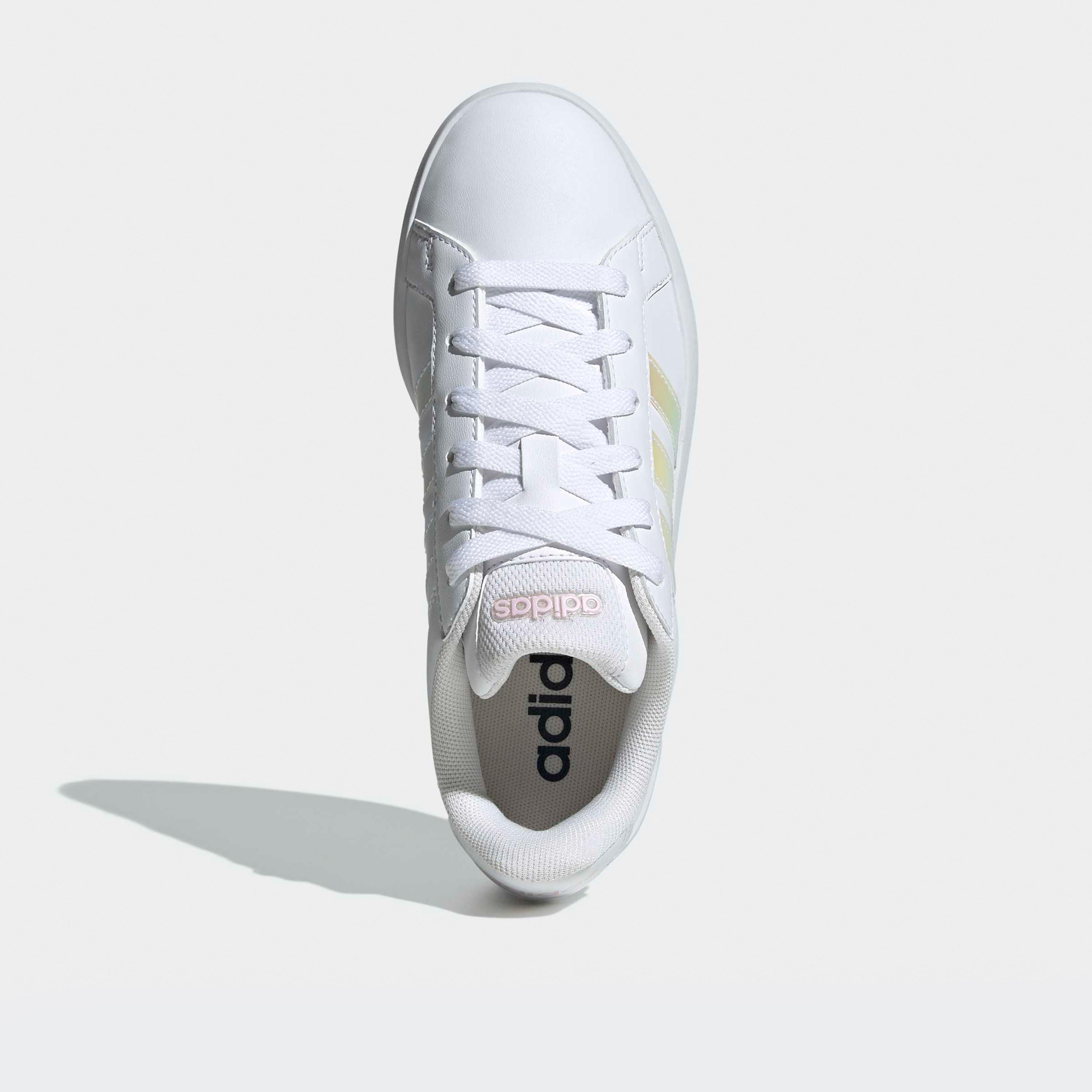 Adidas Girls Grand Court 3.0 Lace-Up Sneakers-girls-shoes-sports-image-4