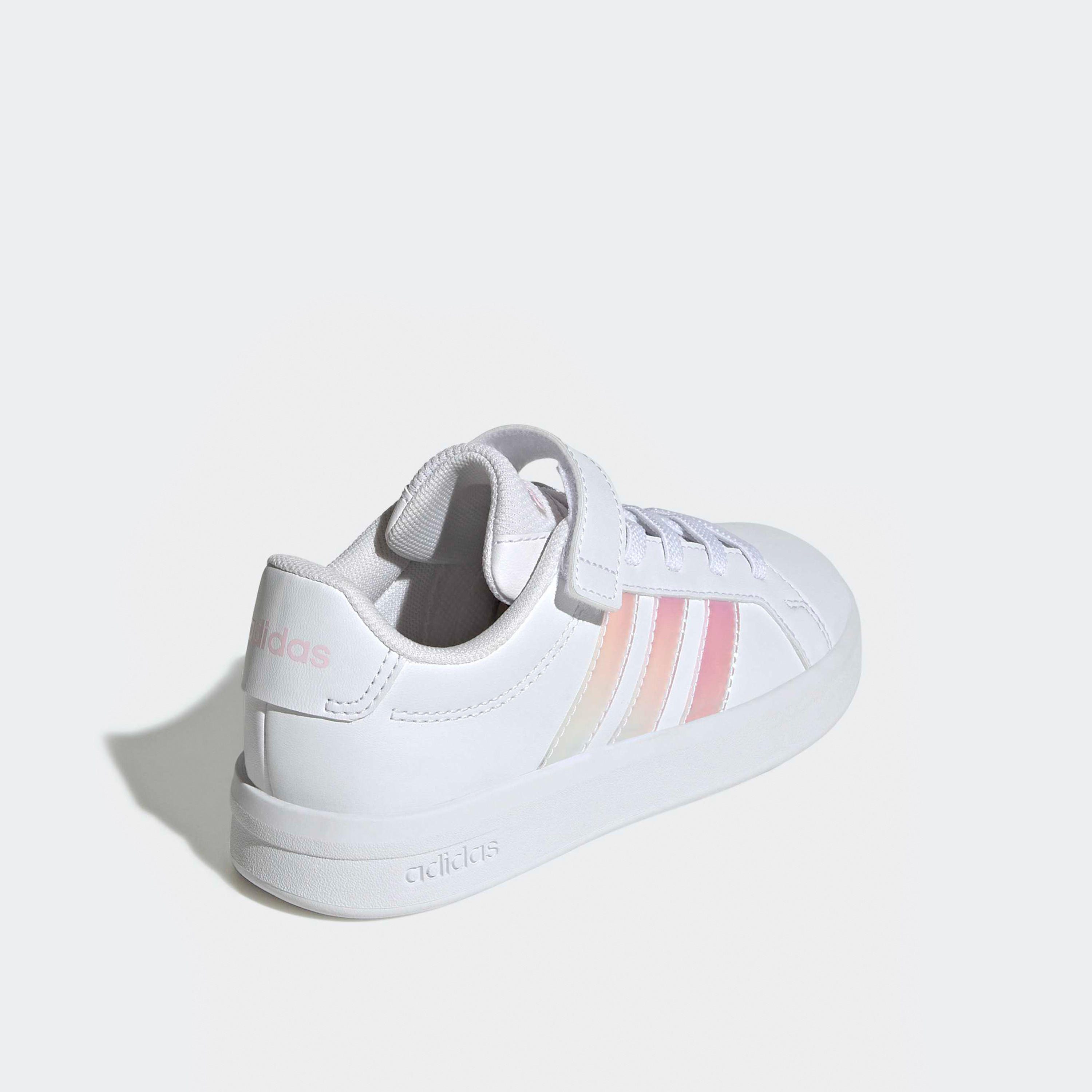 Adidas Girls Grand Court 3.0 EL Hook & Loop Sneakers-girls-shoes-sports-image-5