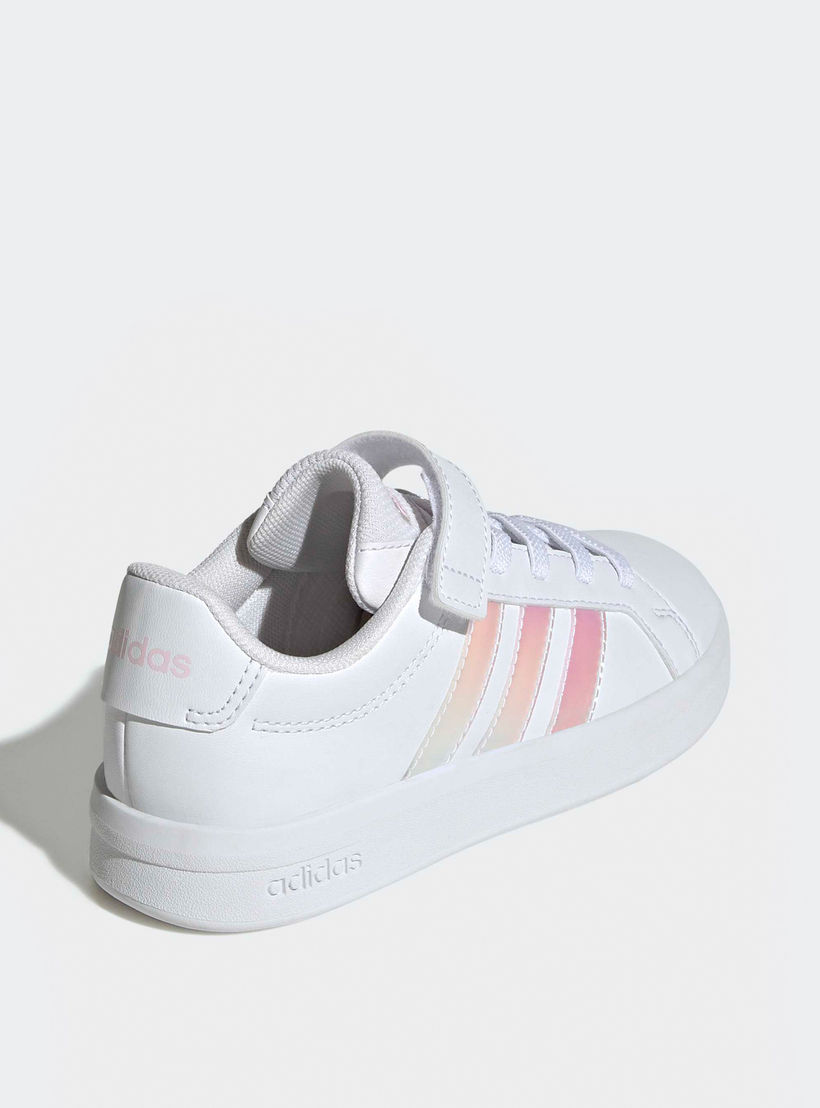 Adidas Girls Grand Court 3.0 EL Hook & Loop Sneakers-girls-shoes-sports-image-5