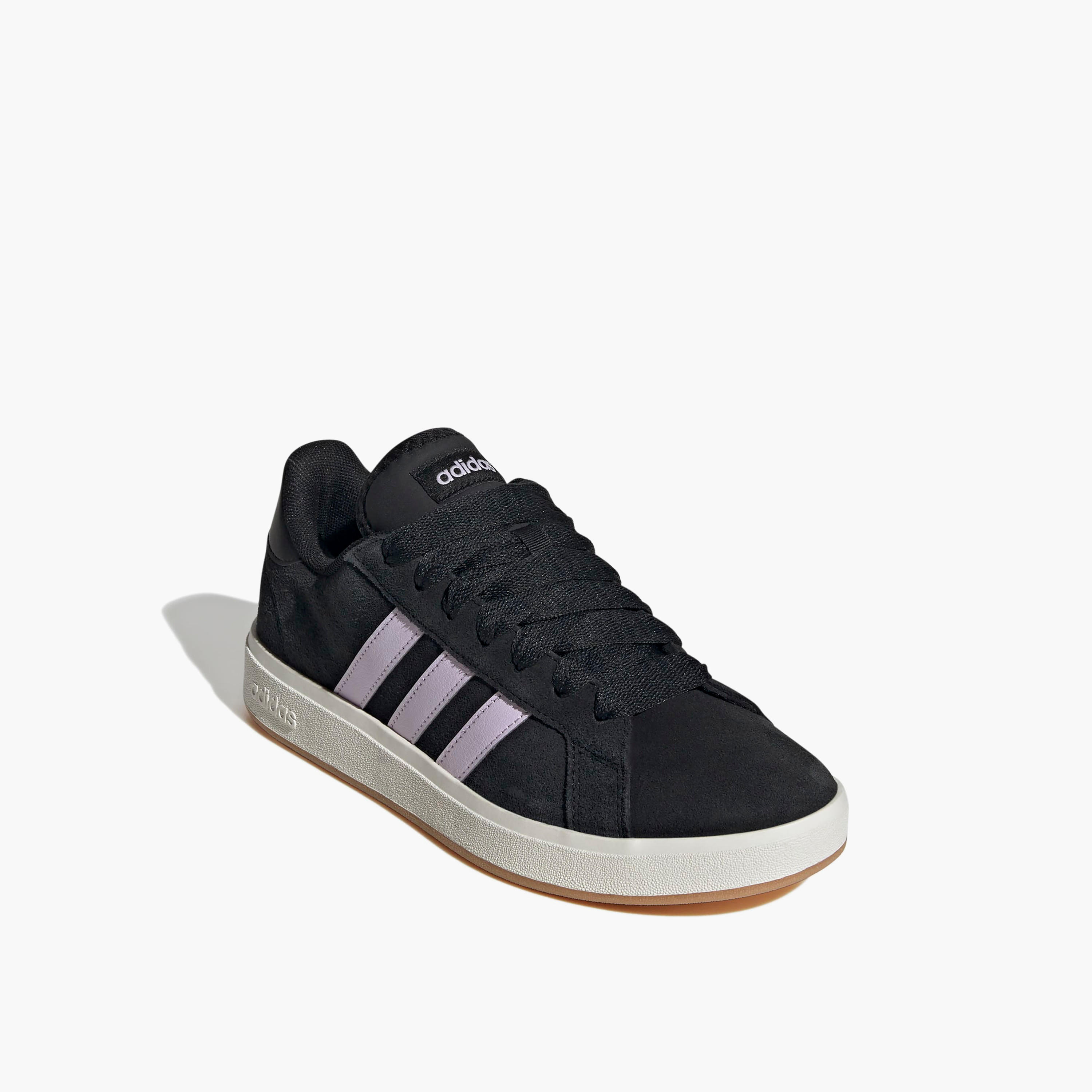 adidas Women's GRAND COURT BASE Lace-Up Sneakers - JQ3596-women-shoes-sneakers-image-1