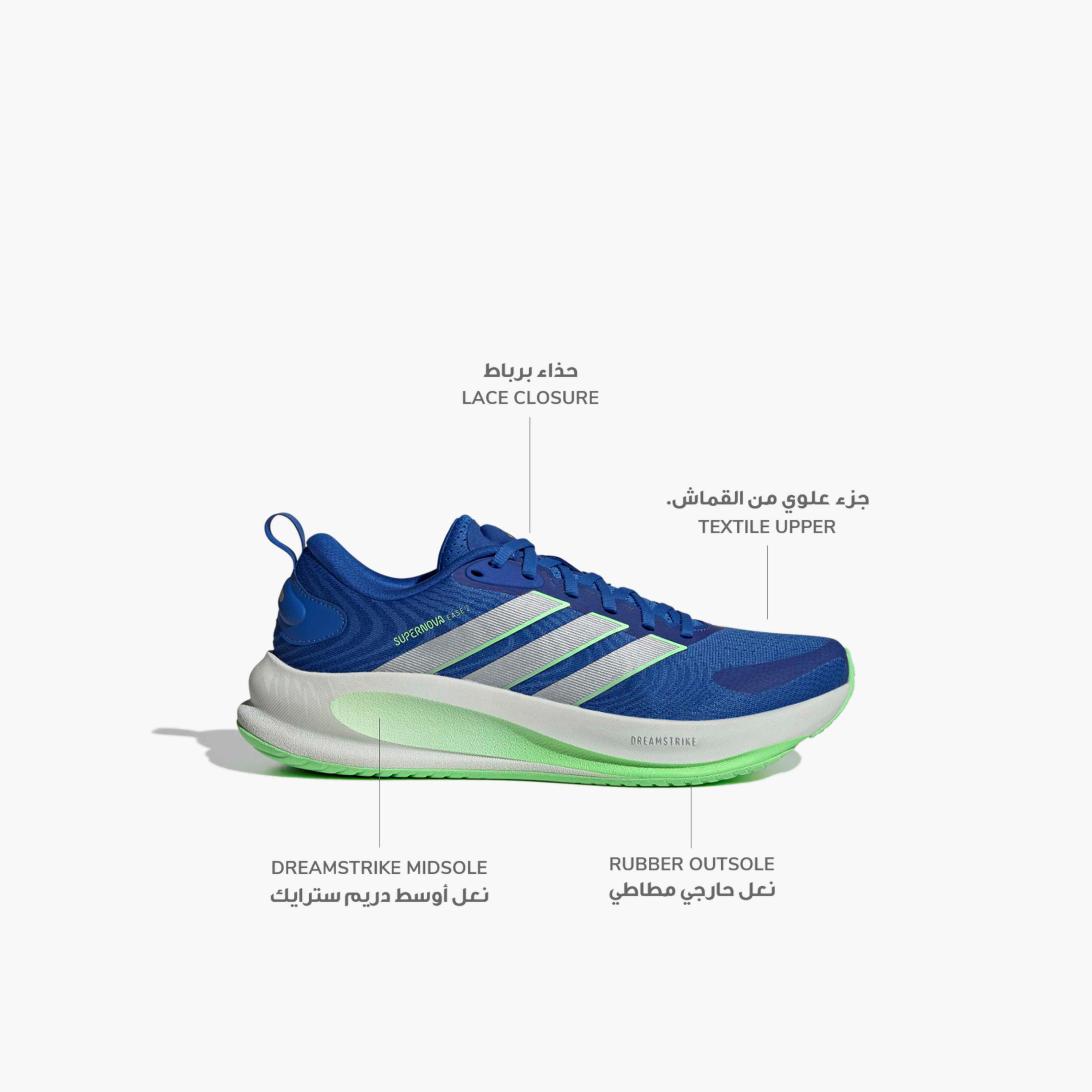 Adidas Men Supernova Ease 2 Lace-Up Running Shoes-sports-men-shoes-image-2