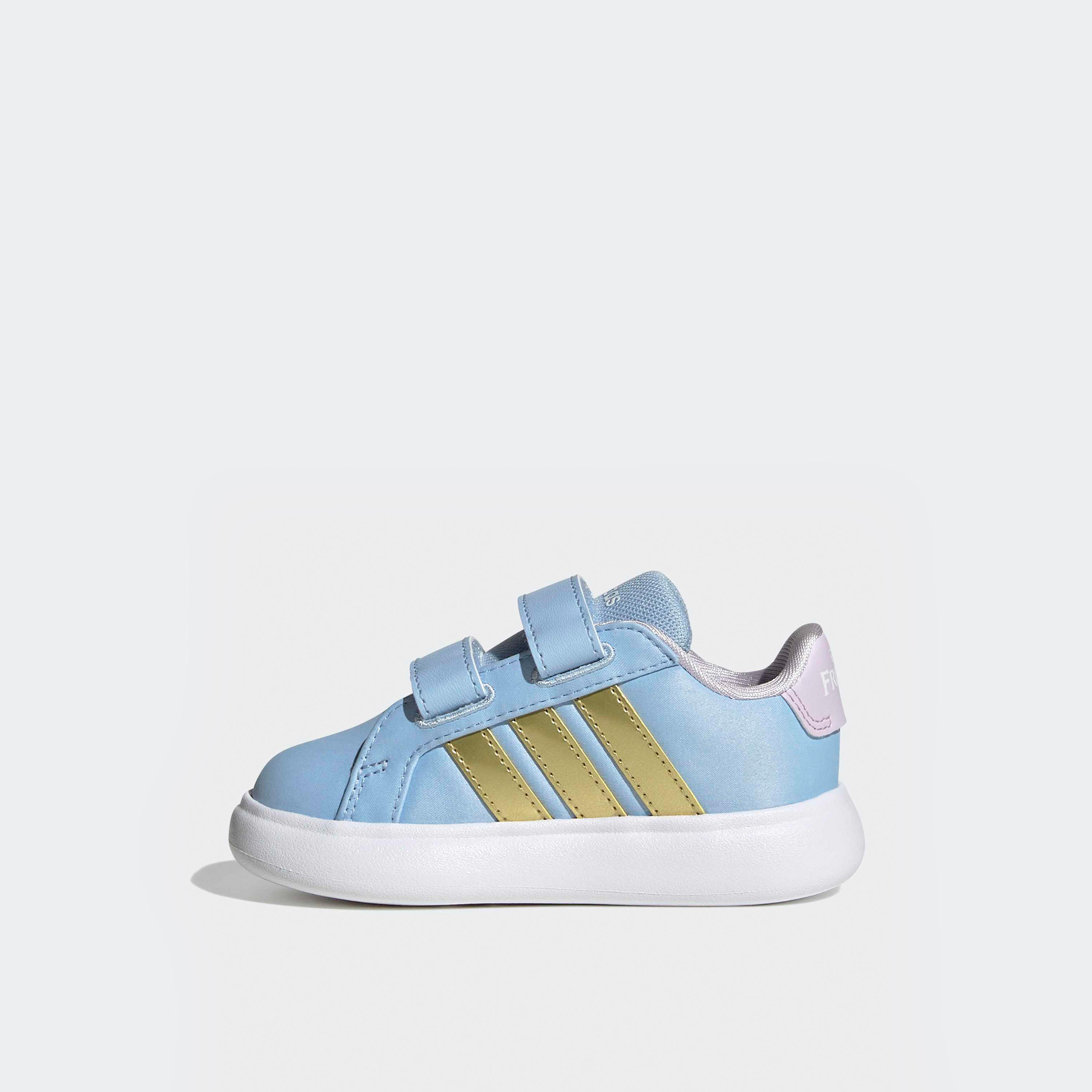 Adidas Grand Court Anna Sneakers with Hook & Loop Closure-baby-girls-shoes-closedshoes-image-3