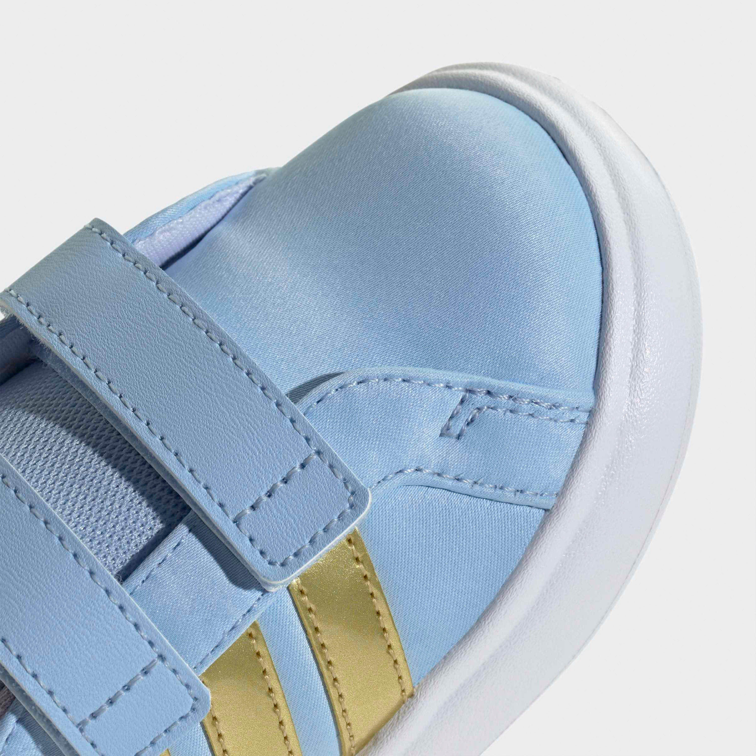 Adidas Grand Court Anna Sneakers with Hook & Loop Closure-baby-girls-shoes-closedshoes-image-7