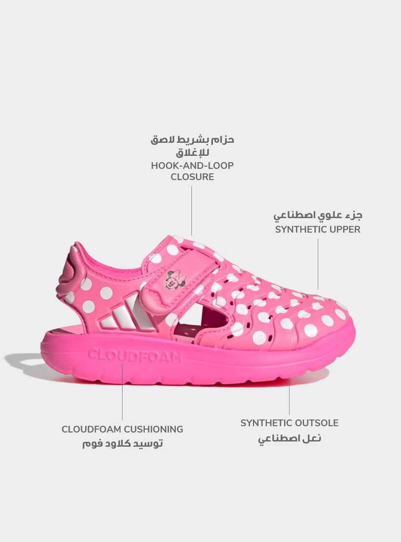 Adidas Girls Water Sandal Minnie Hook and Loop Sandals-sports-girls-shoes-image-2