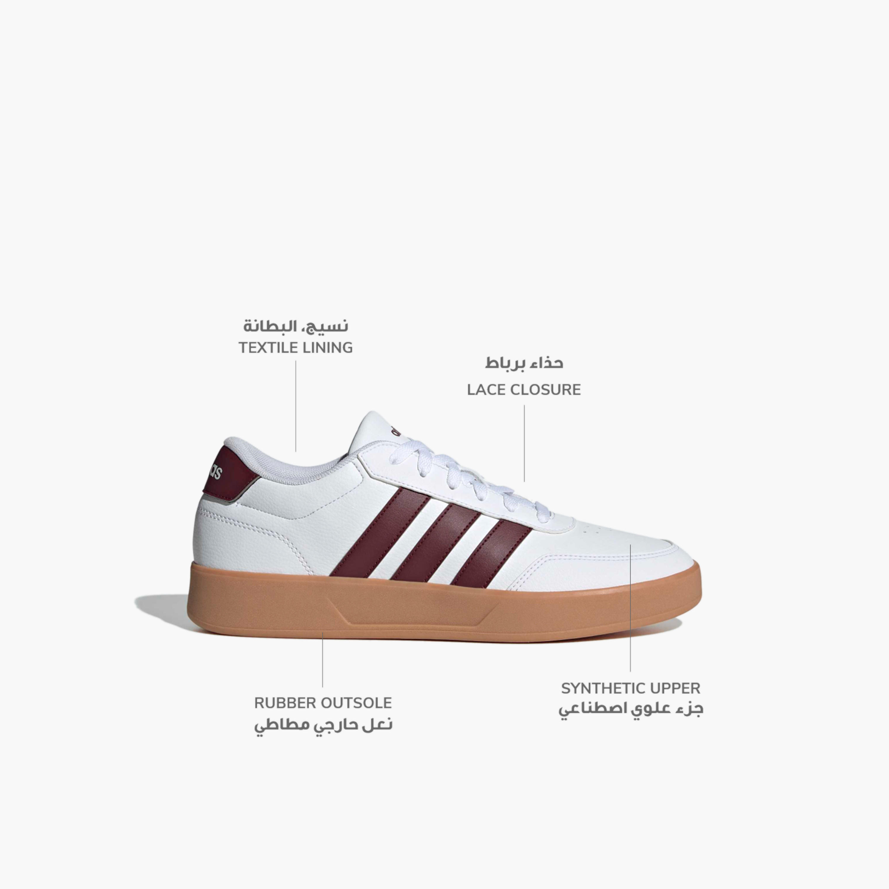 Adidas Men Breaknet 3.0 Lace-Up Sneakers-sports-men-shoes-image-2