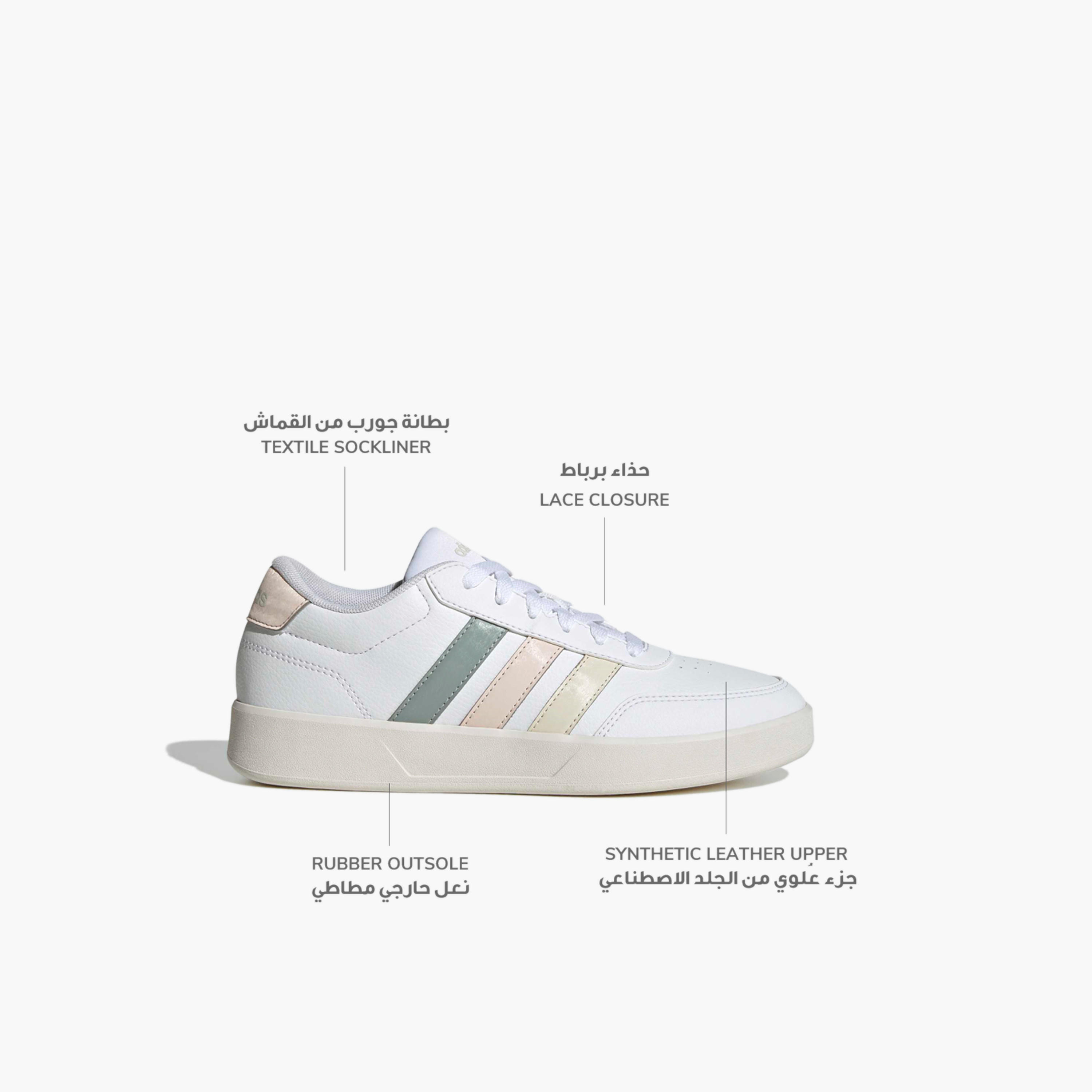 Adidas Women Breaknet 3.0 Lace-Up Ankle Sneakers-women-shoes-sneakers-image-2